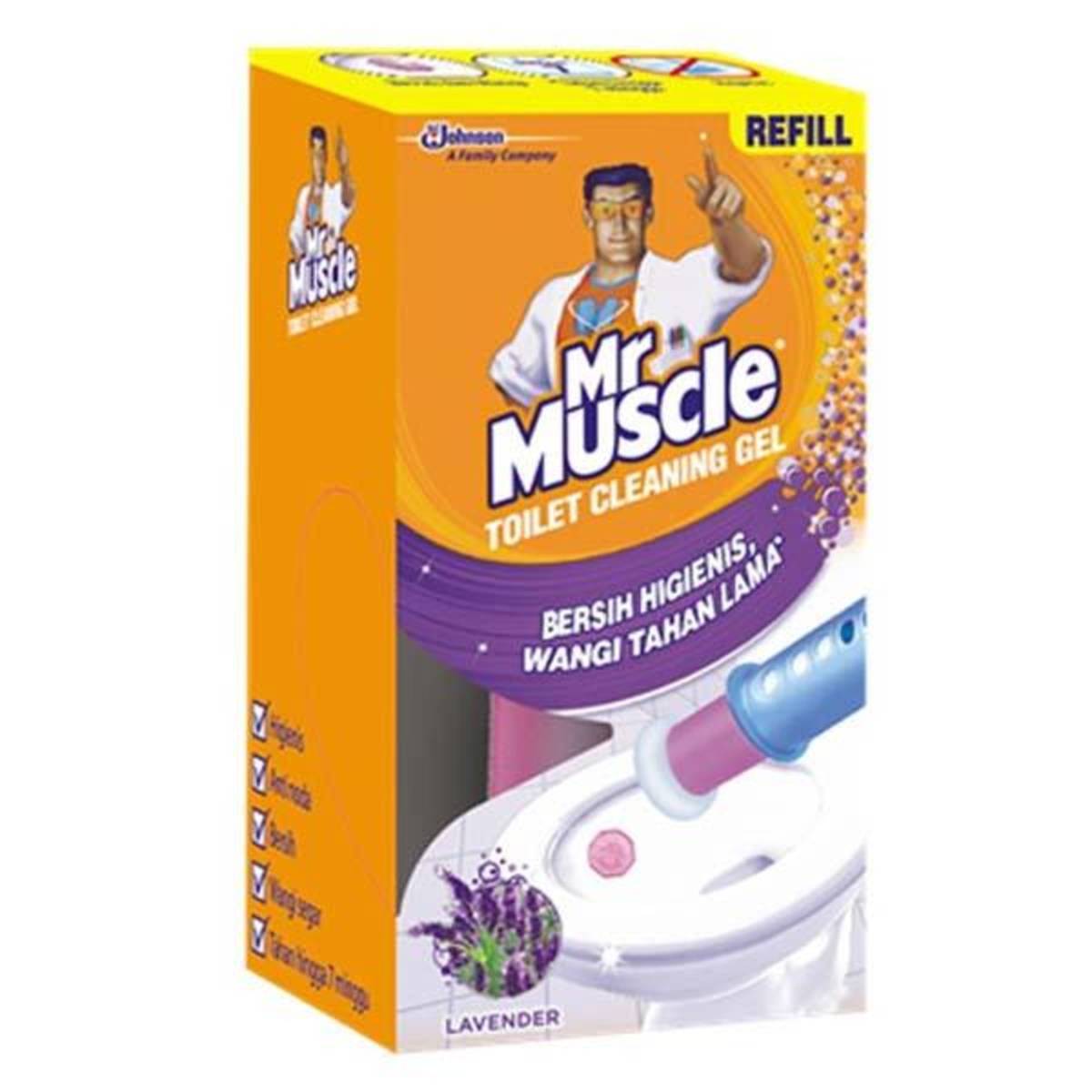 Mr Muscle Toilet Cleaning Discs Refill Gel, Lavender Scented NTUC