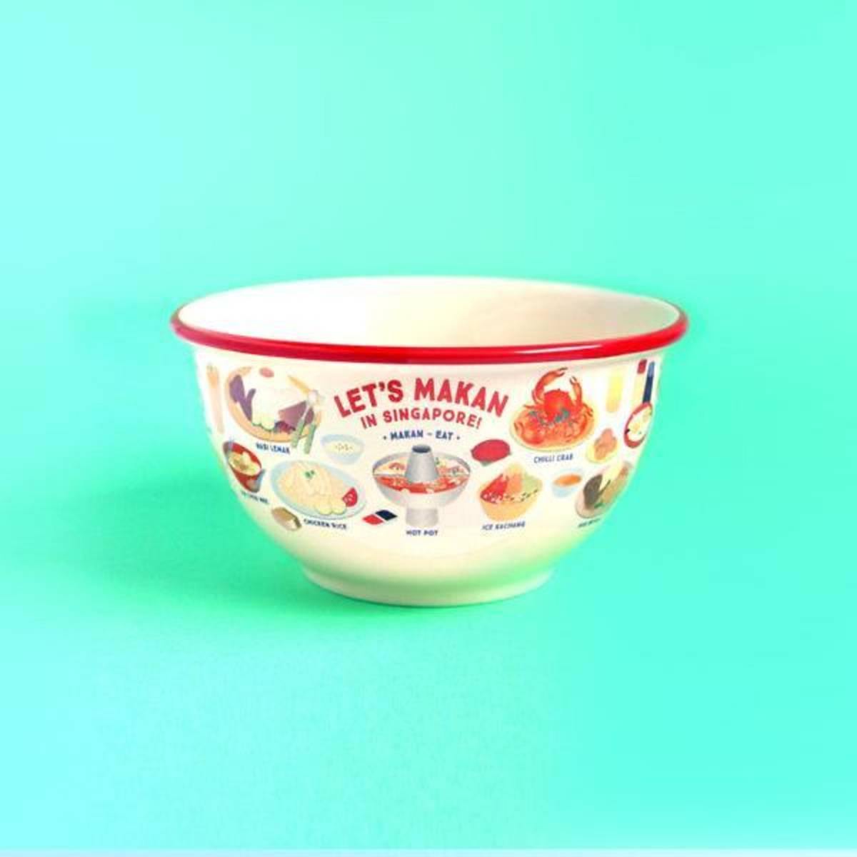 The Little Drom Store Ceramic Bowl Lets Makan in SG NTUC FairPrice