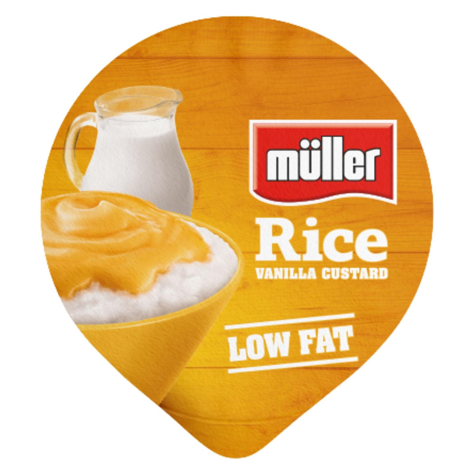 Muller Rice Vanilla Custard Low Fat Pudding Dessert NTUC FairPrice