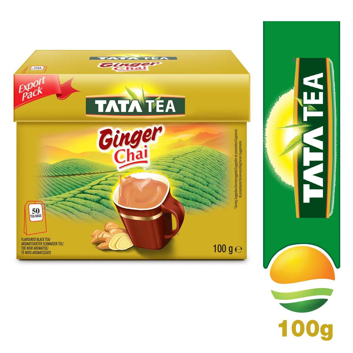 Tata Tea Ginger Chai 50s Tea Bags By Sonnamera NTUC FairPrice
