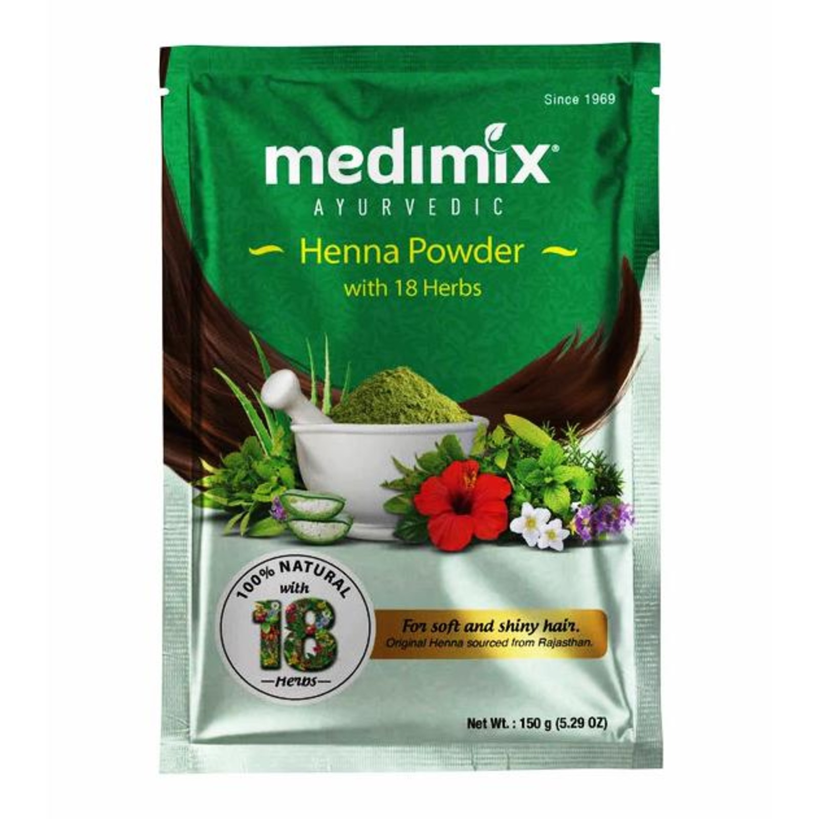 Medimix Ayurvedic Henna Powder with 18 Herbs NTUC FairPrice