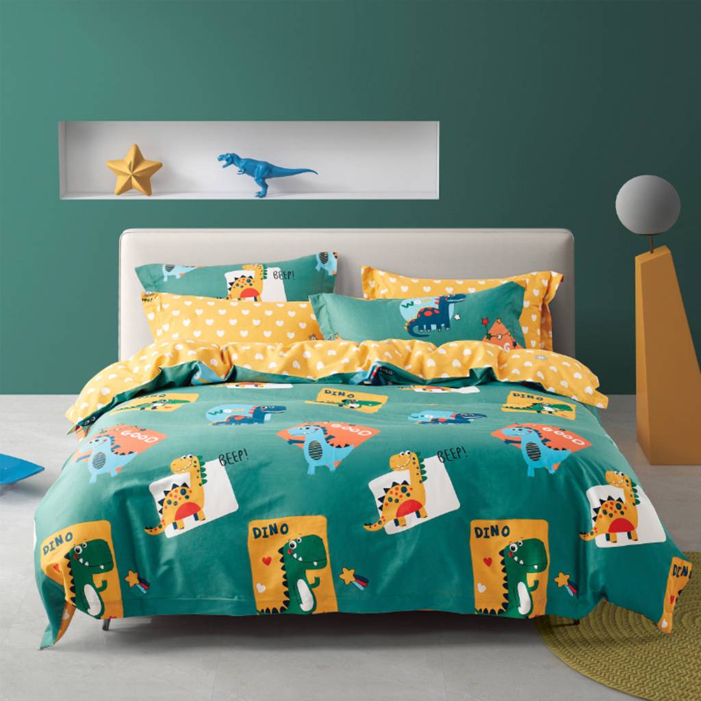 Epitex 100 Cotton Kids Fitted Bedsheet Set CK2131 Single NTUC