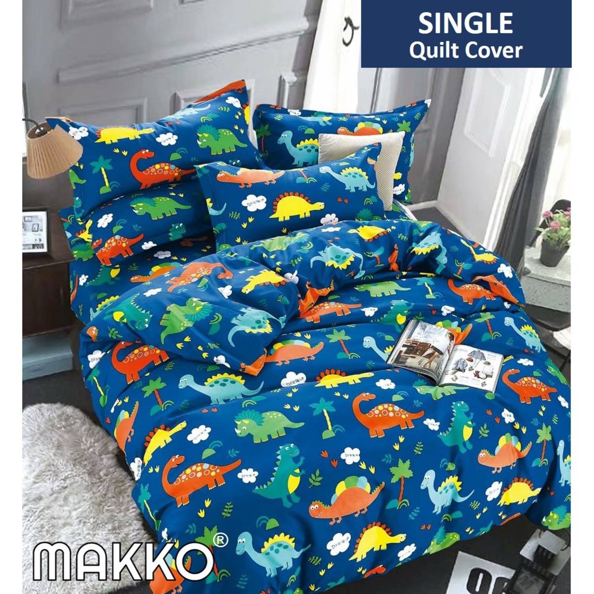 Makko 800TC BS166 Single/ Super Single Quilt Cover Only NTUC FairPrice