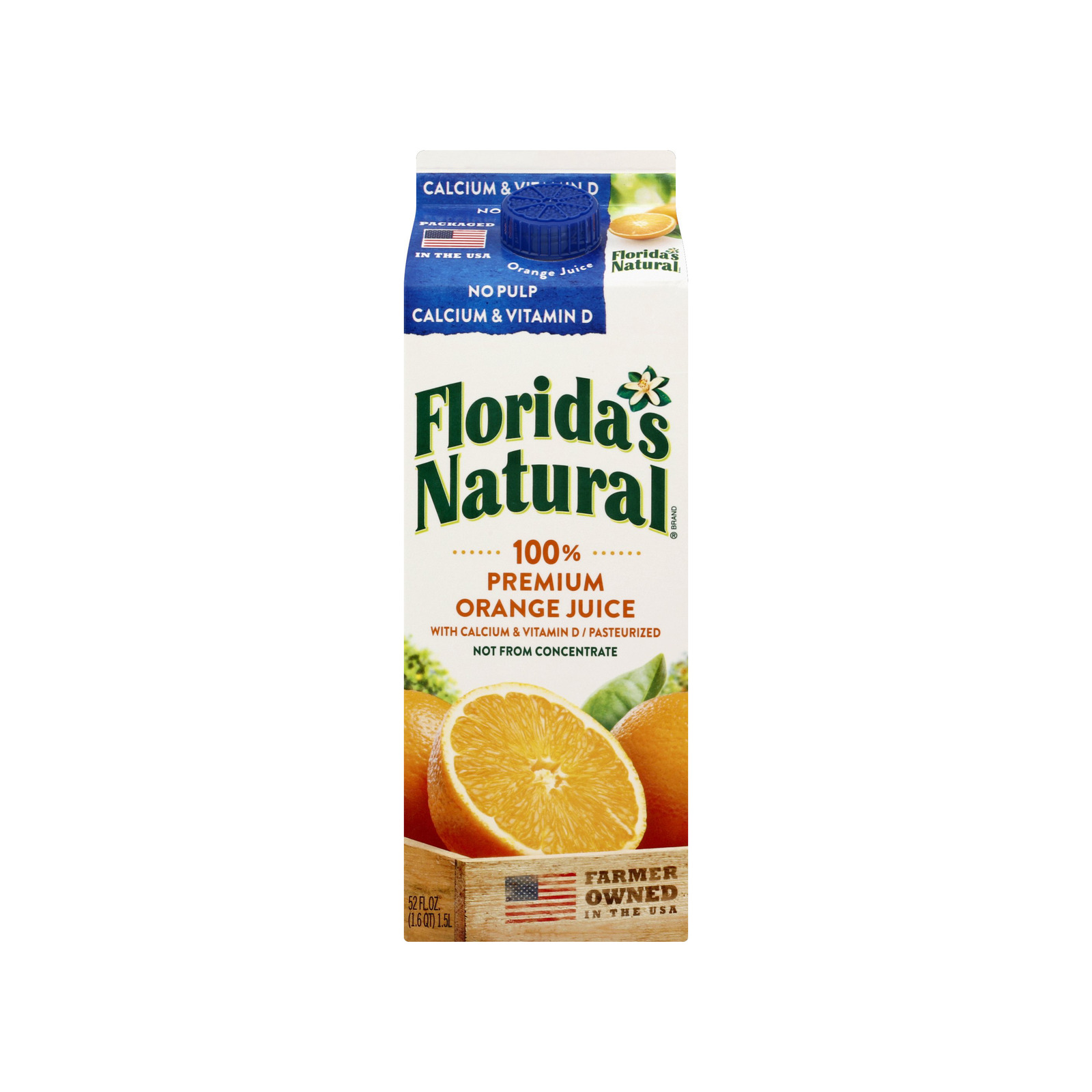 Florida's Natural Orange With Calcium (No Pulp) Juice NTUC FairPrice