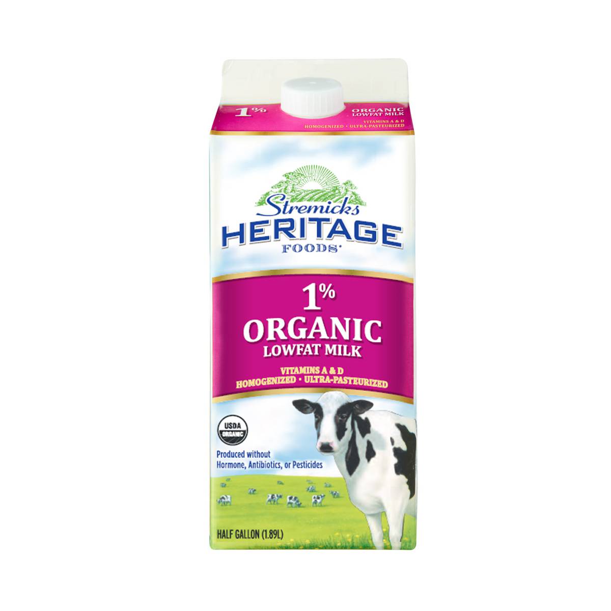 Stremicks Heritage Organic Milk Low Fat (1) NTUC FairPrice