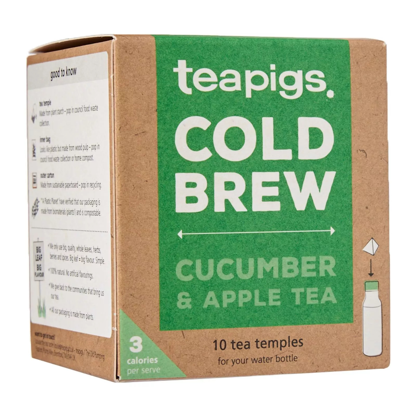 Teapigs Cold Brew Tea Cucumber & Apple NTUC FairPrice