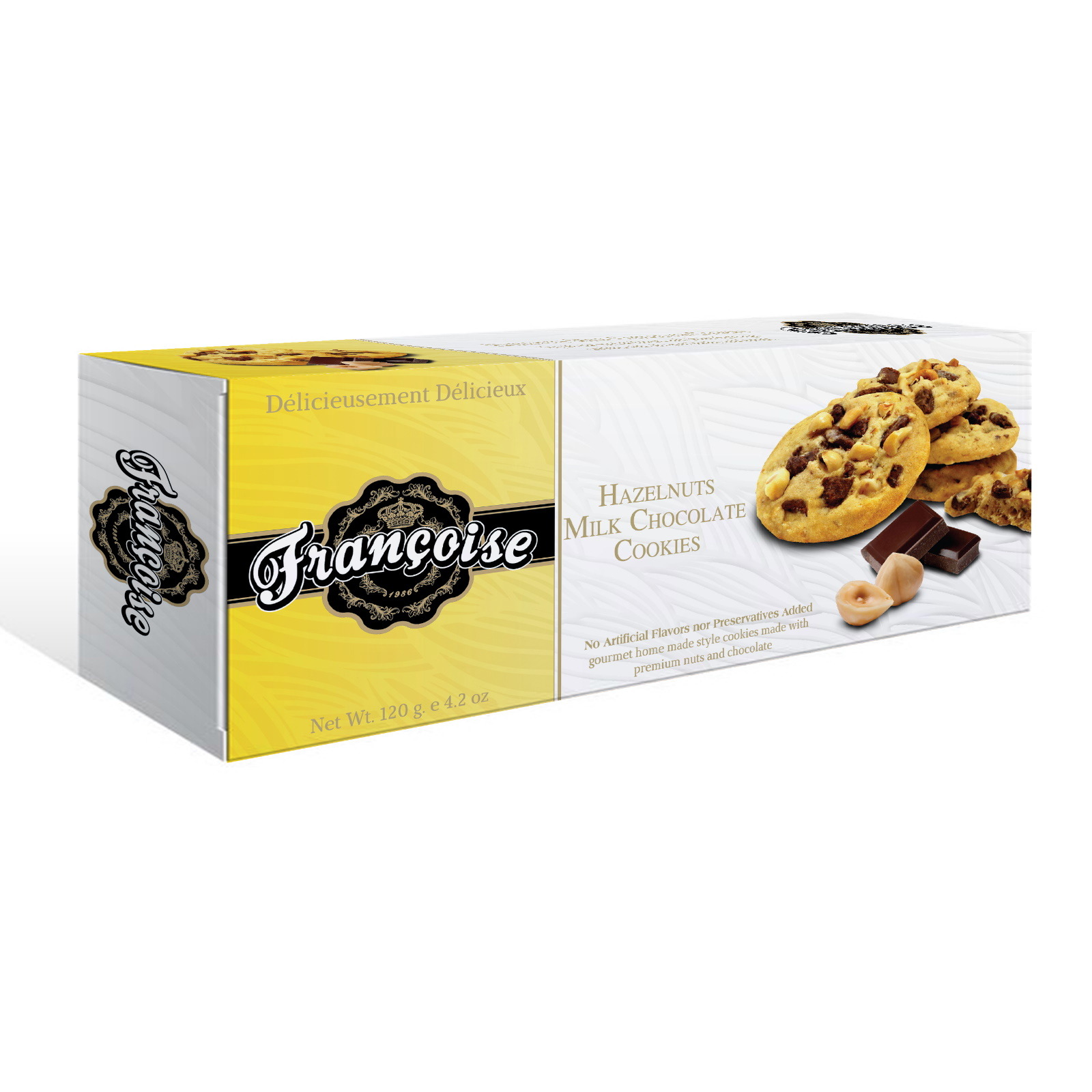 Francoise Hazelnuts Milk Chocolate Cookies NTUC FairPrice