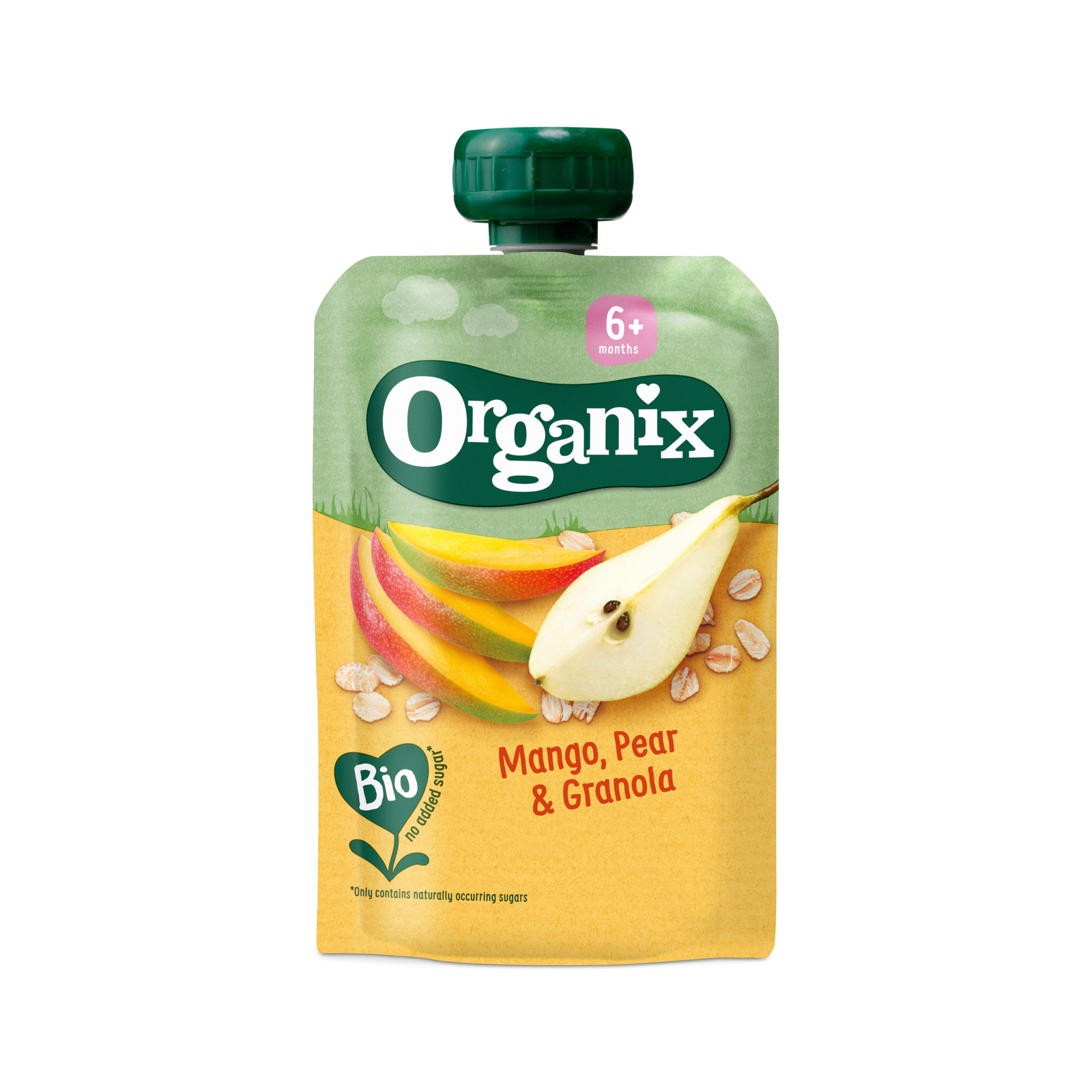 Organix Mango, Pear and Granola Fruit Puree Baby Pouch NTUC FairPrice