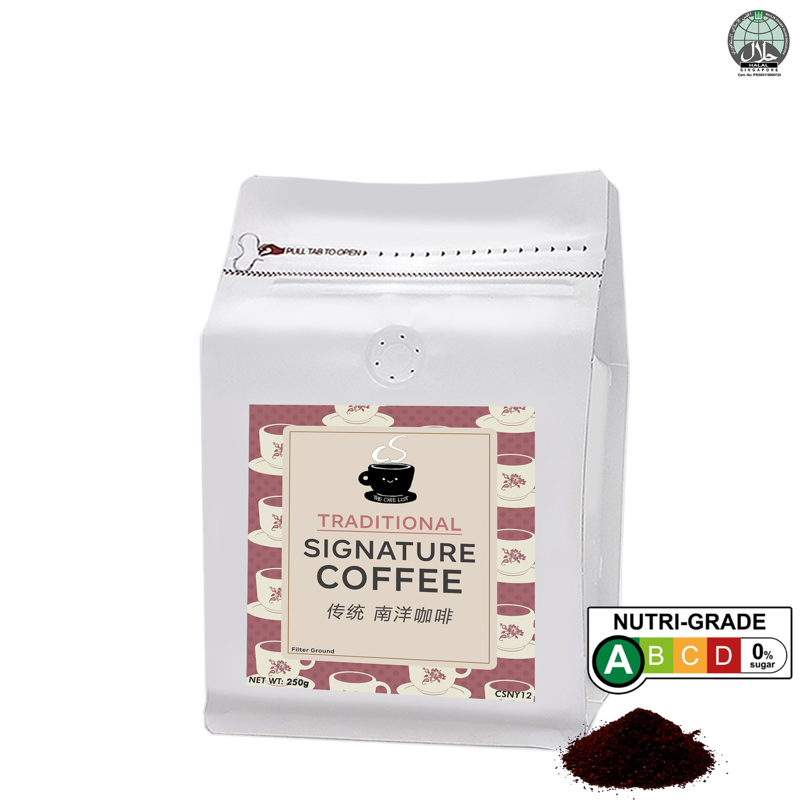 Cafe specialists Traditional Signature Ground Coffee Powder NTUC