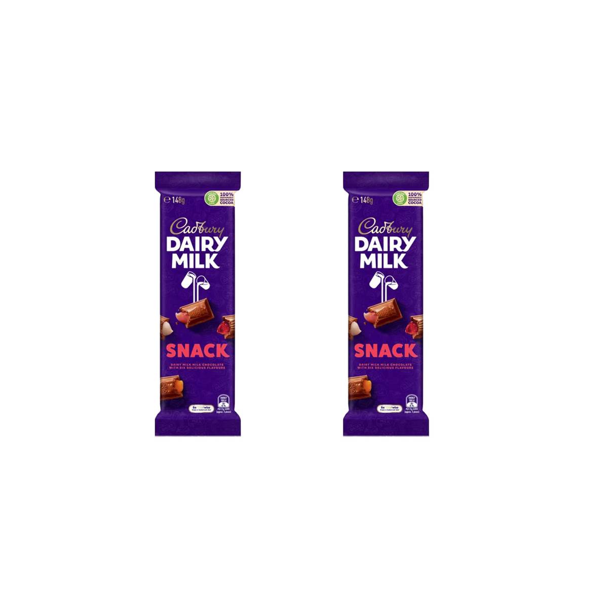 Cadbury Dairy Milk Snack 180g Bundle of 2 NTUC FairPrice