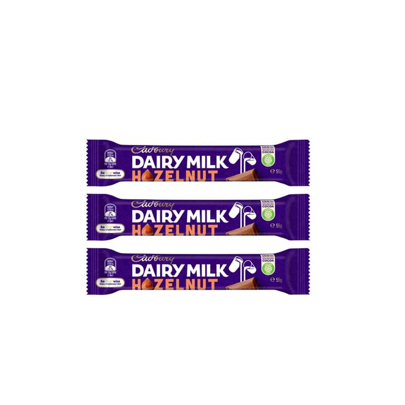 Cadbury Dairy Milk Hazelnut 55g Bundle of 3 NTUC FairPrice