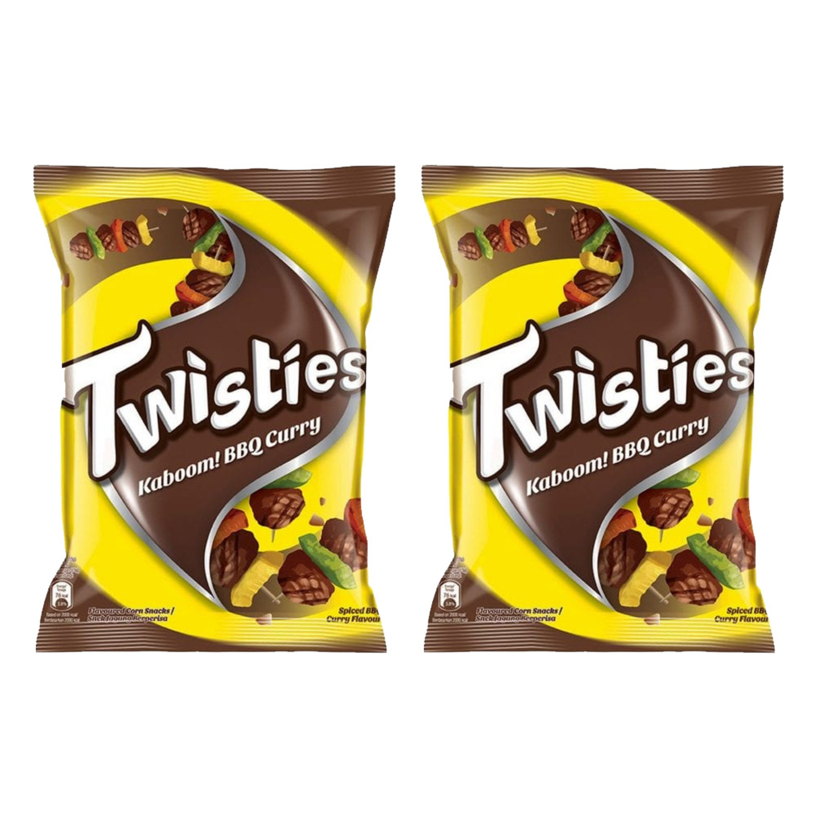 Twisties Kaboom! BBQ Curry 140g Bundle of 2 | NTUC FairPrice
