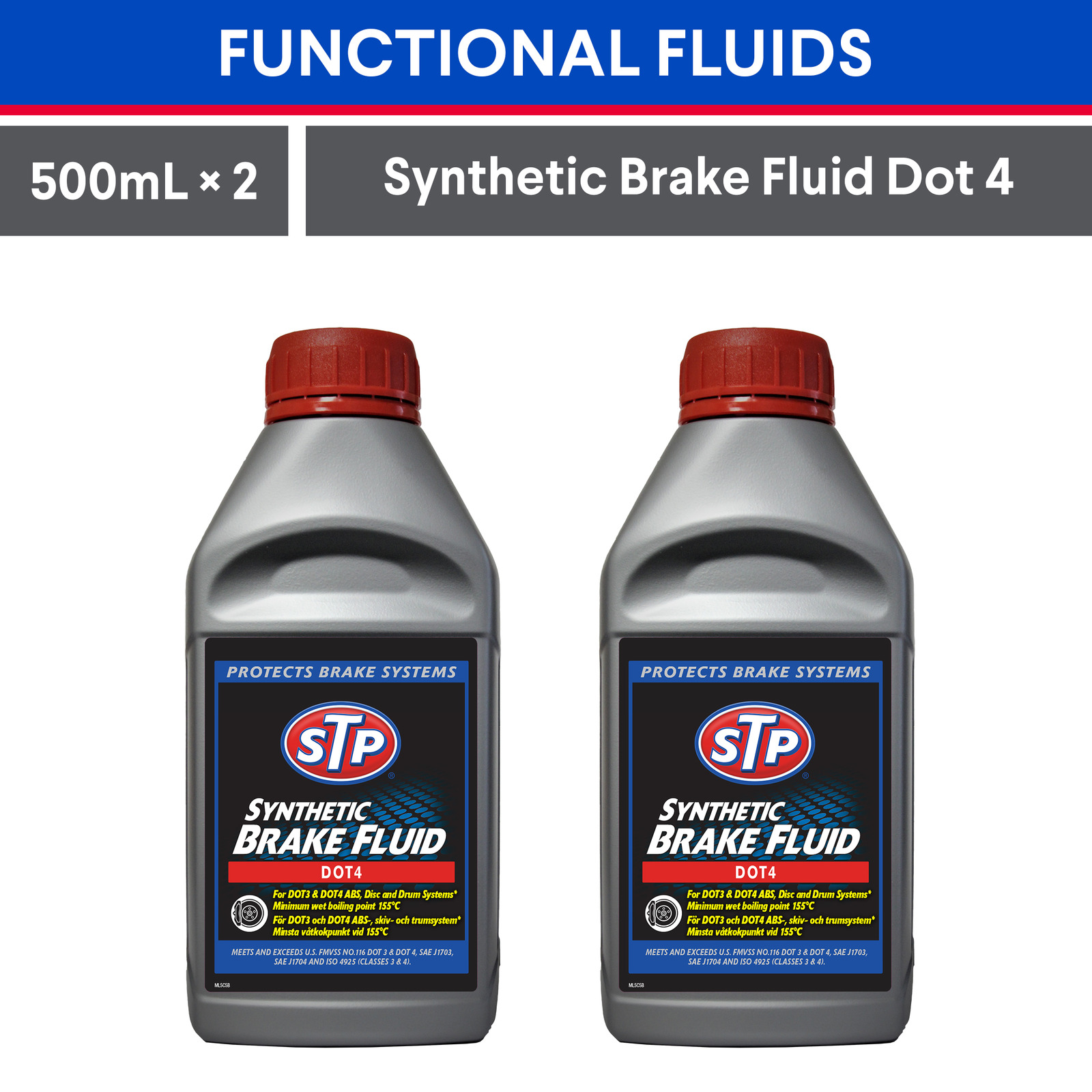STP Brake Fluid Dot 4 NTUC FairPrice