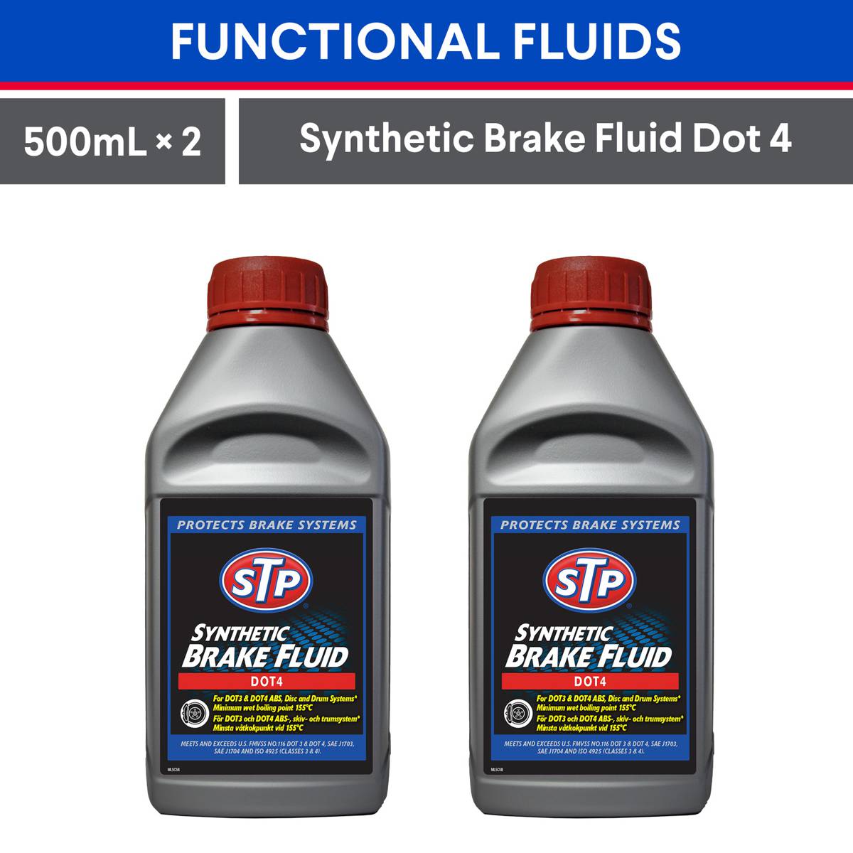 STP Brake Fluid Dot 4 NTUC FairPrice