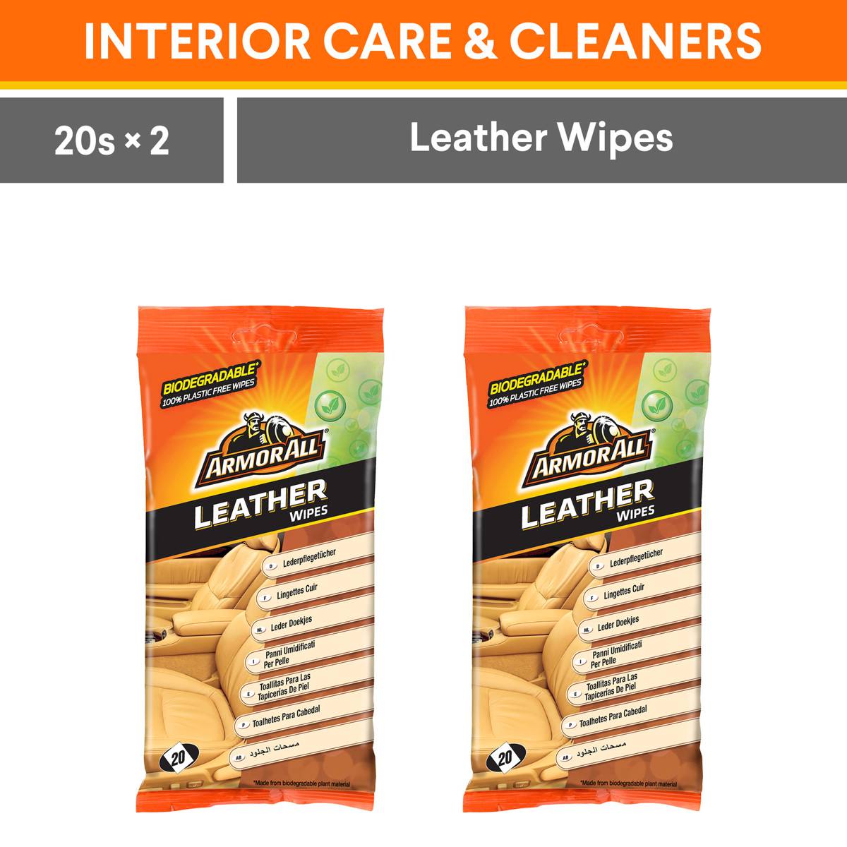 Armor All Leather Wipes NTUC FairPrice