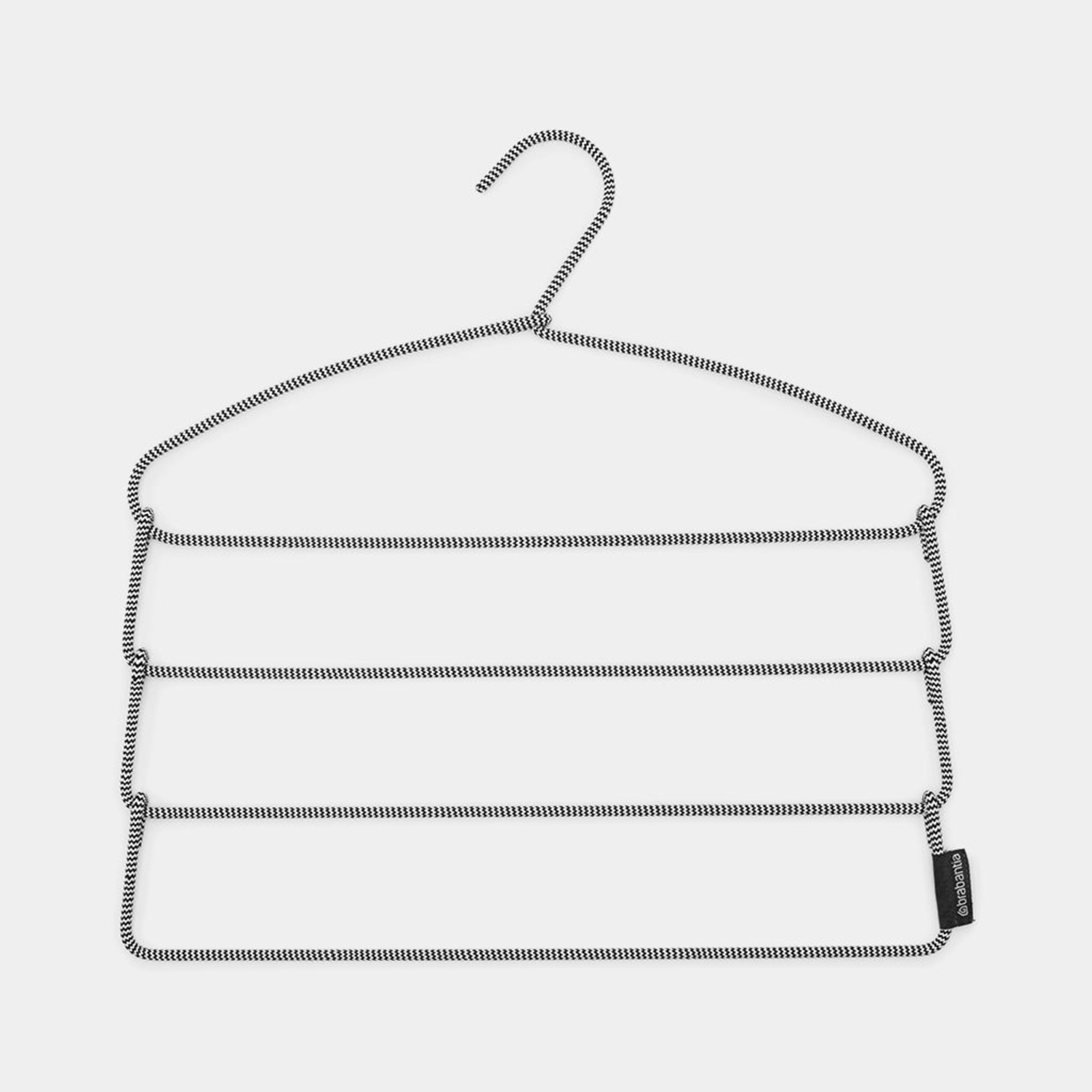 BRABANTIA Soft Touch 4Tier Trouser Hanger Dark Grey NTUC FairPrice