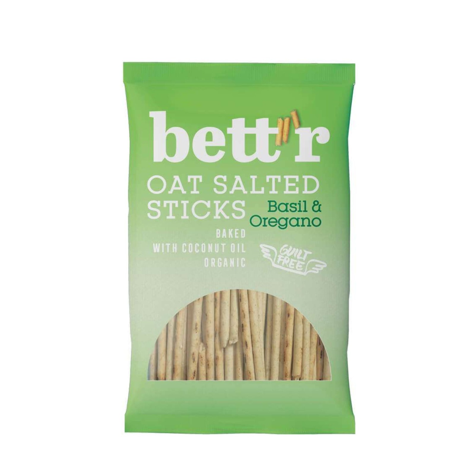 Bett'r Organic Oat Salted Sticks Basil & Oregano NTUC FairPrice