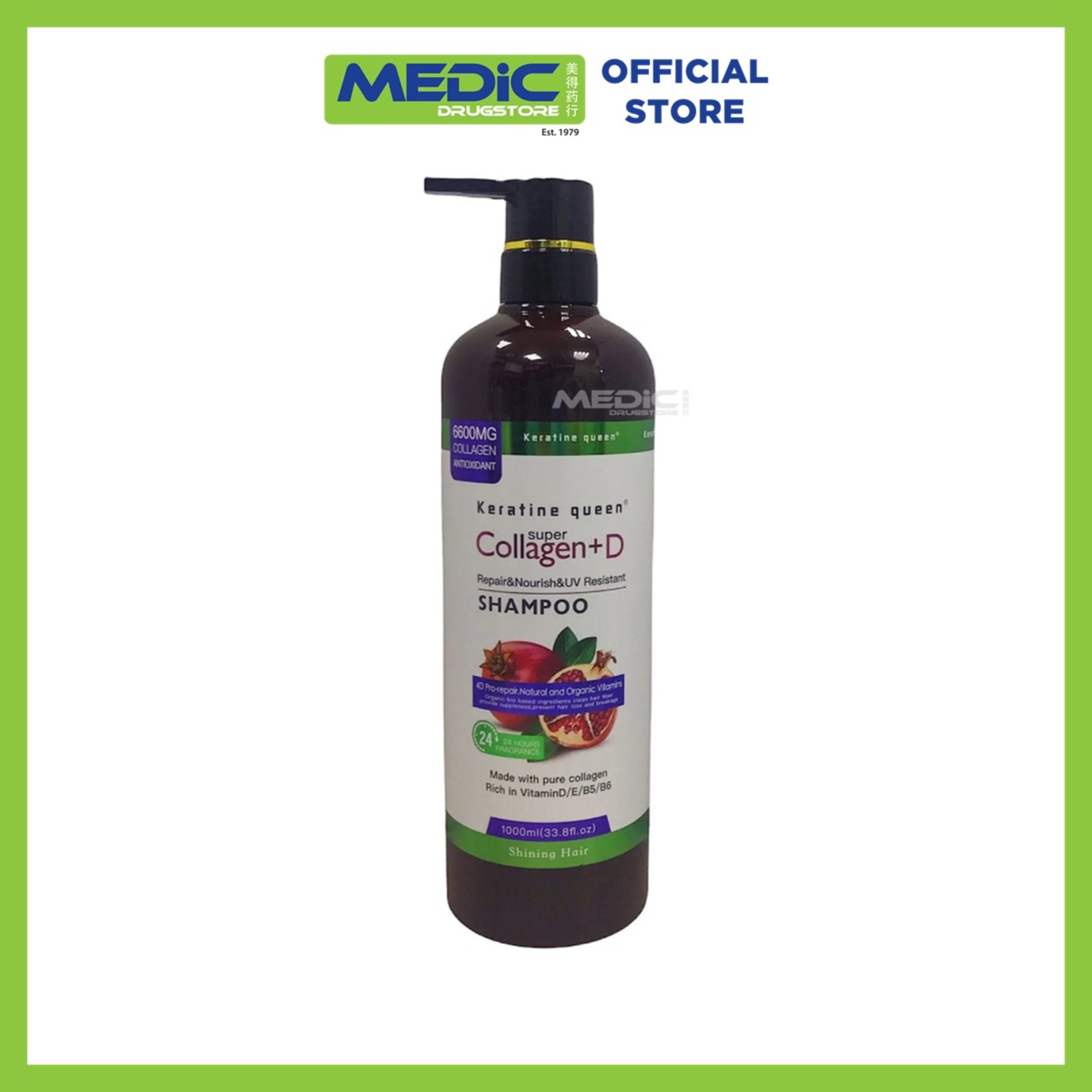 Keratine Queen Super Collagen + D Shampoo NTUC FairPrice