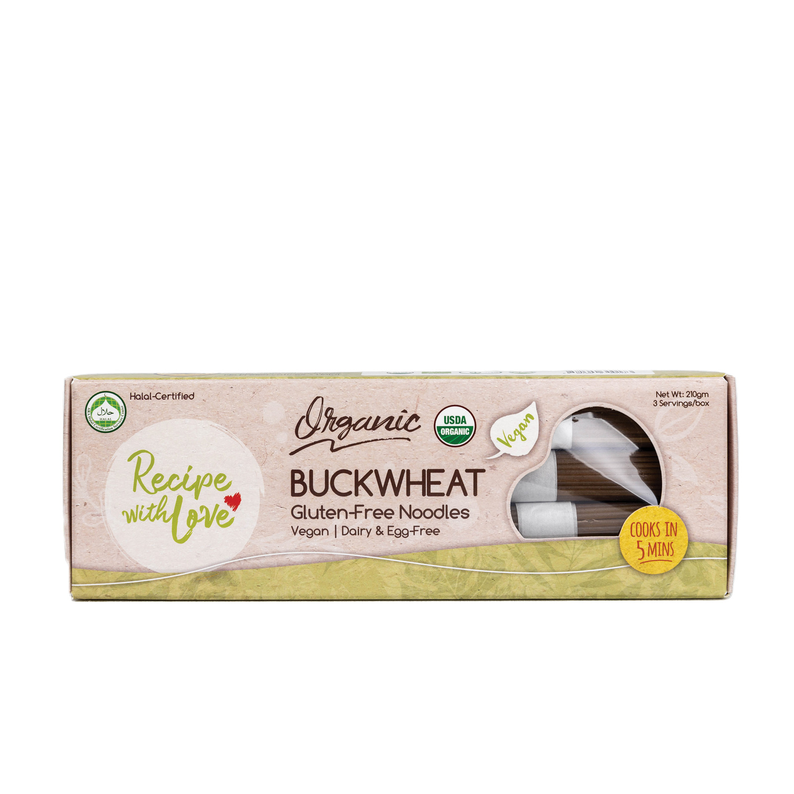 Recipe with Love Organic Buckwheat GlutenFree Noodles NTUC FairPrice
