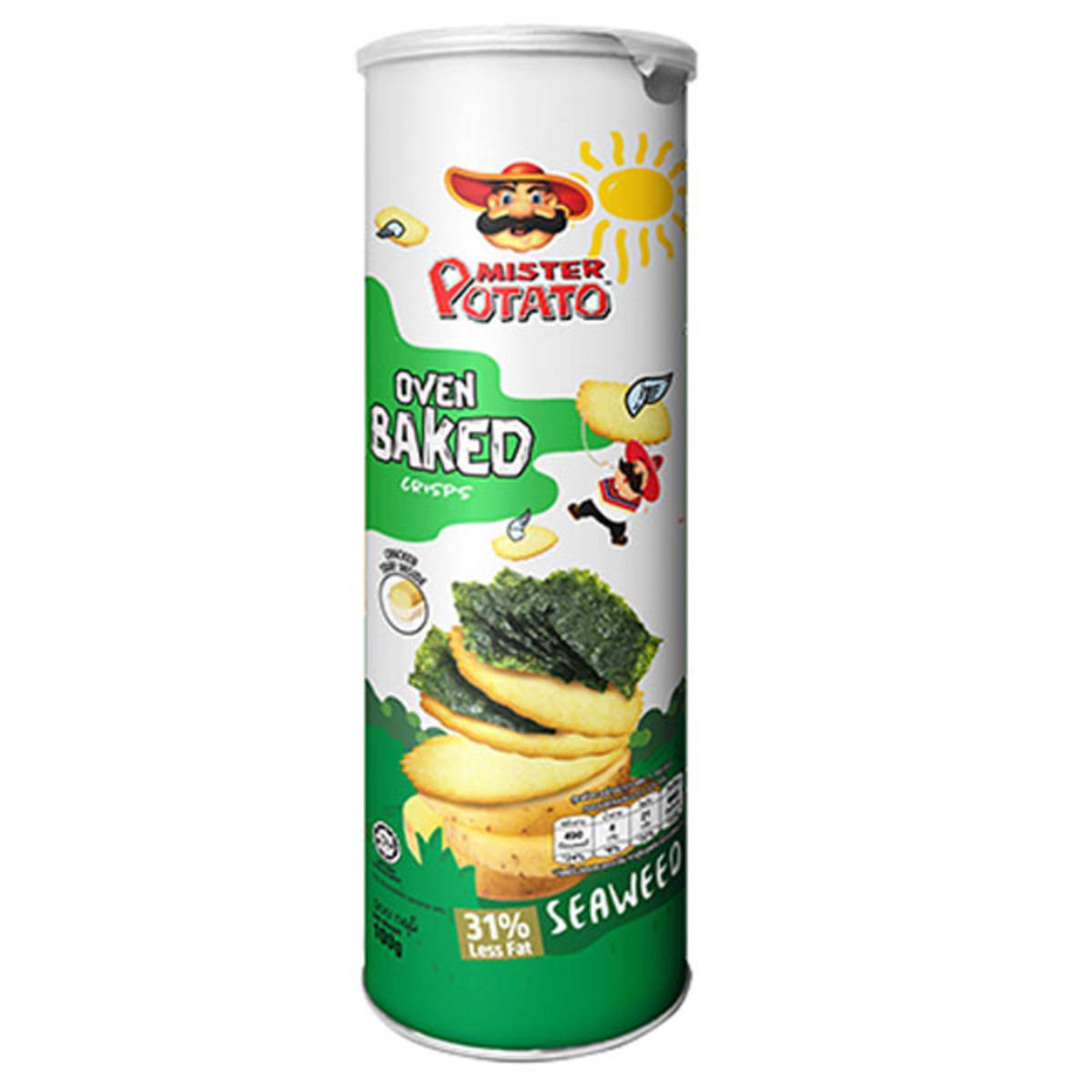 Mister Potato Seaweed 31 Less Fat Oven Baked Crisps NTUC FairPrice