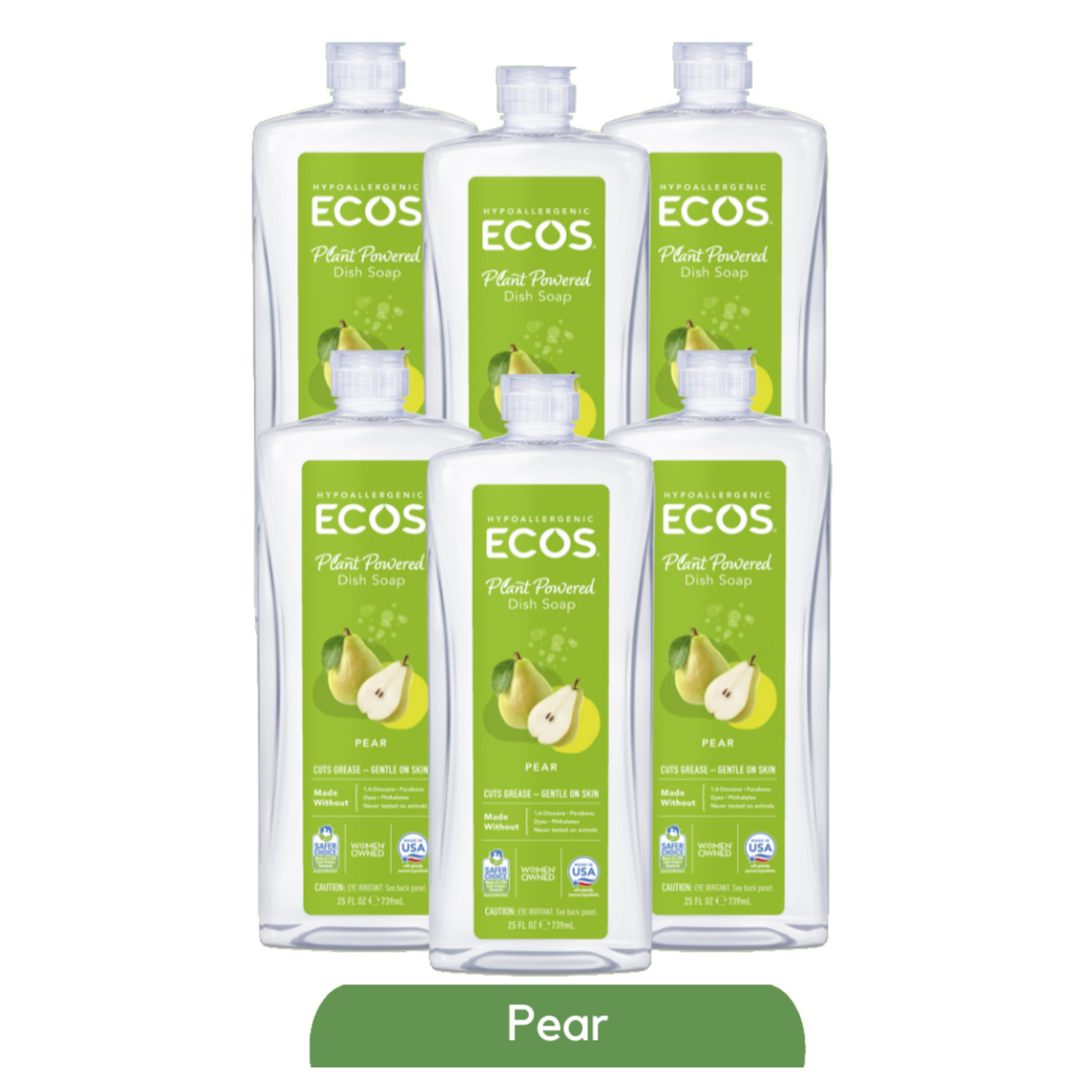 Ecos Dishmate Hypoallergenic Dish Soap Pear NTUC FairPrice