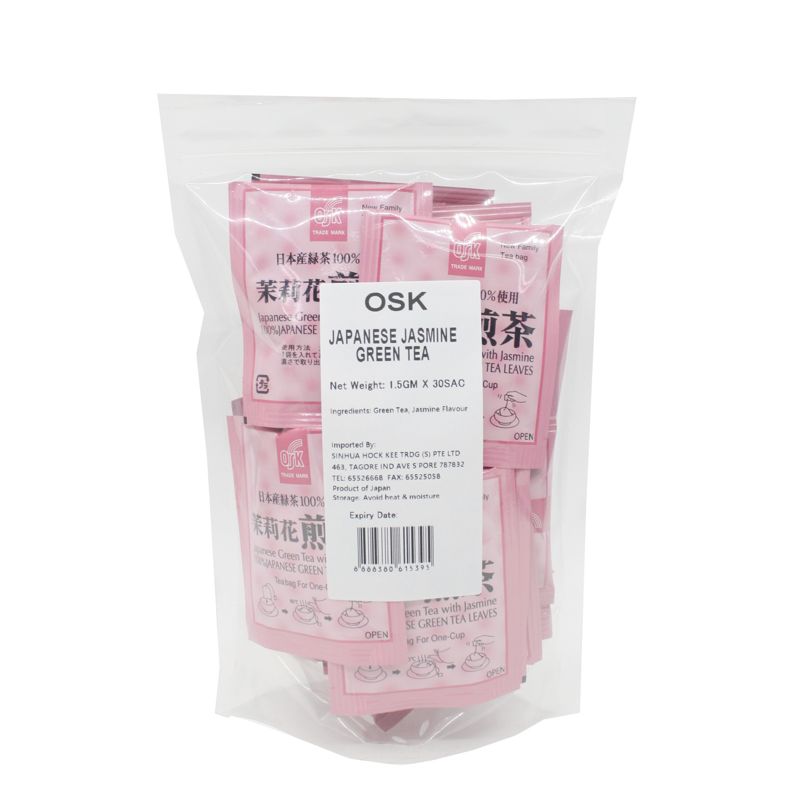 OSK Japanese Jasmine Green Tea (30Sac) NTUC FairPrice