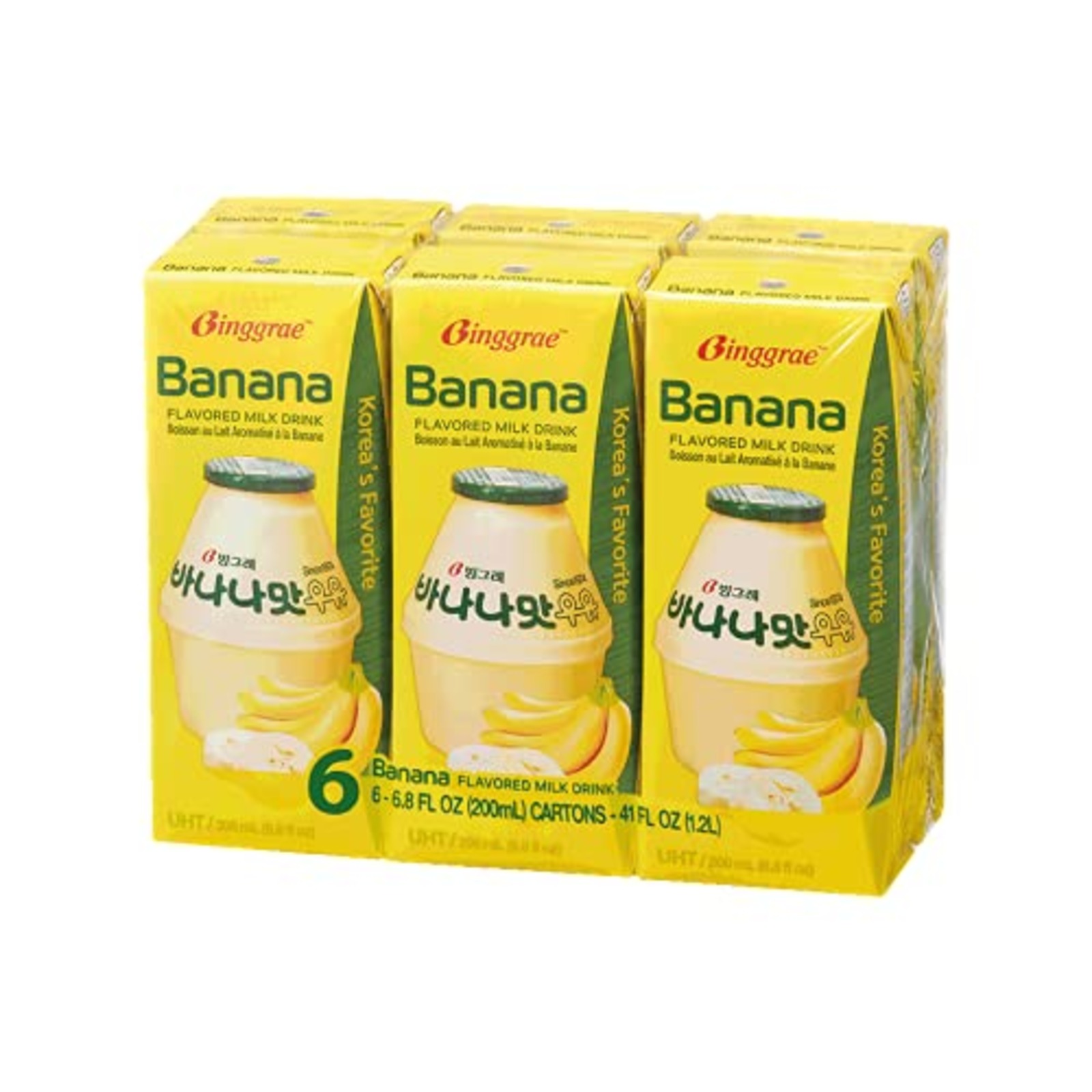 Binggrae Banana Flavored Milk 1 Carton NTUC FairPrice