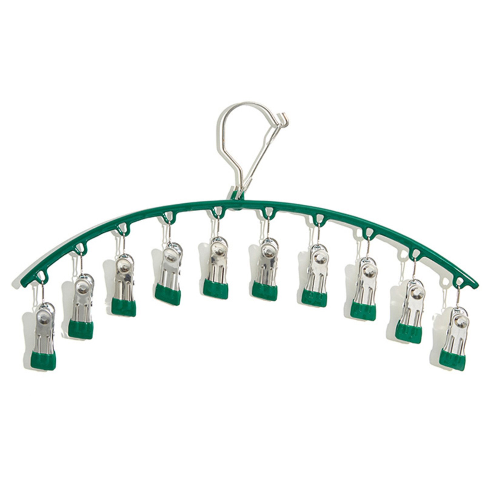 Sweet Home 10 Clips Windproof Sock HangerGreen NTUC FairPrice