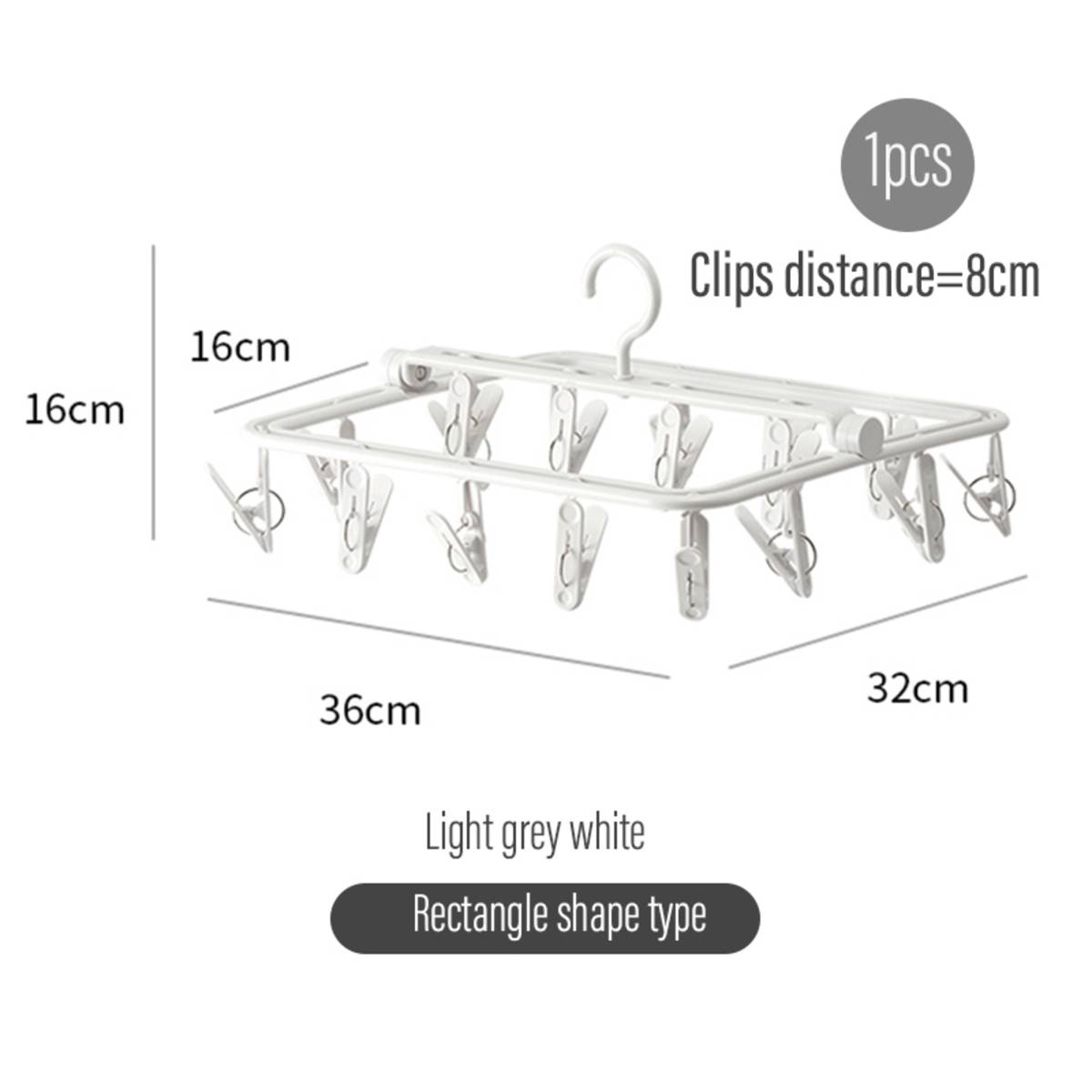 Sweet Home Multiclip Drying RackRectangle Shape NTUC FairPrice