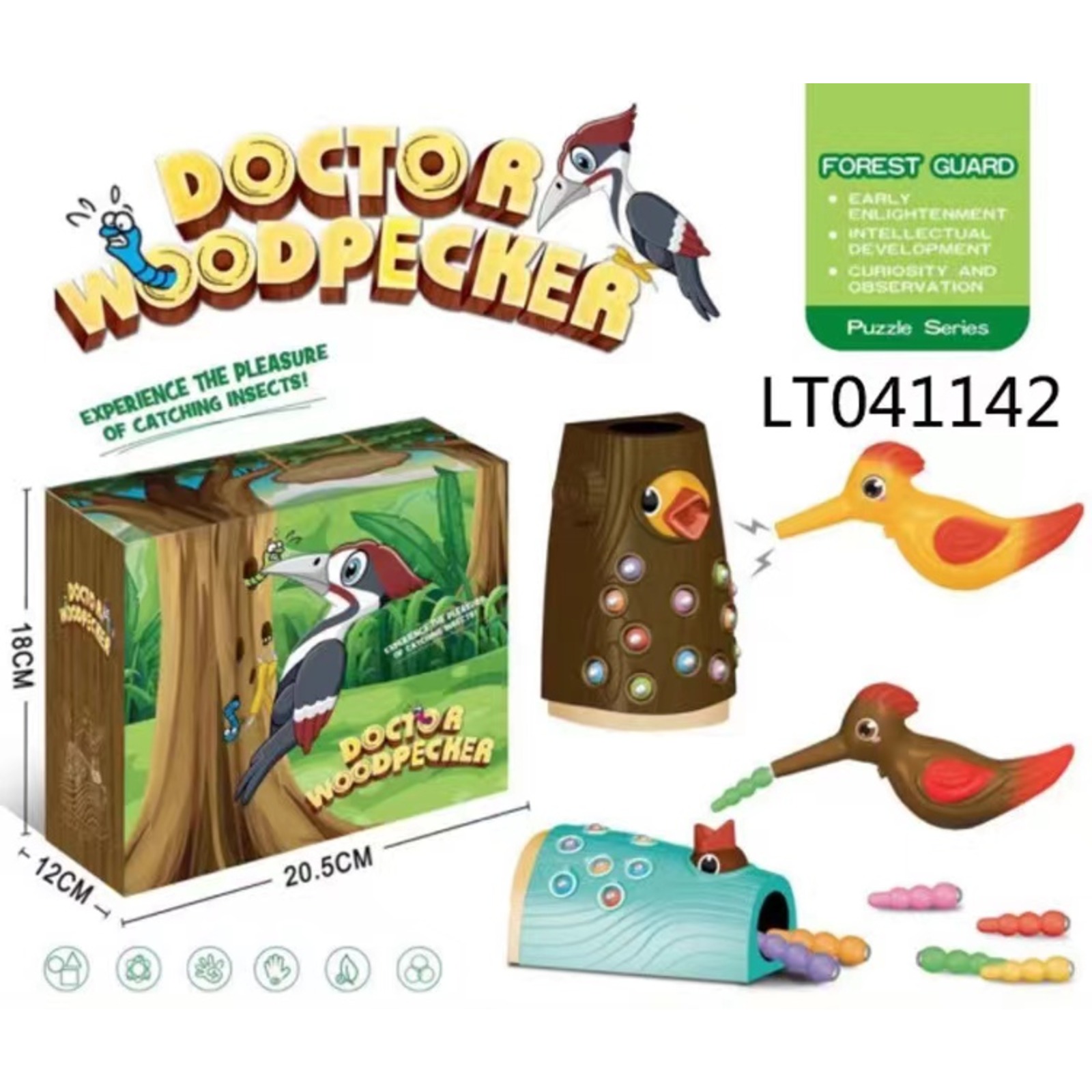 Play N Learn Doctor Woodpecker Catching Bugs Game NTUC FairPrice