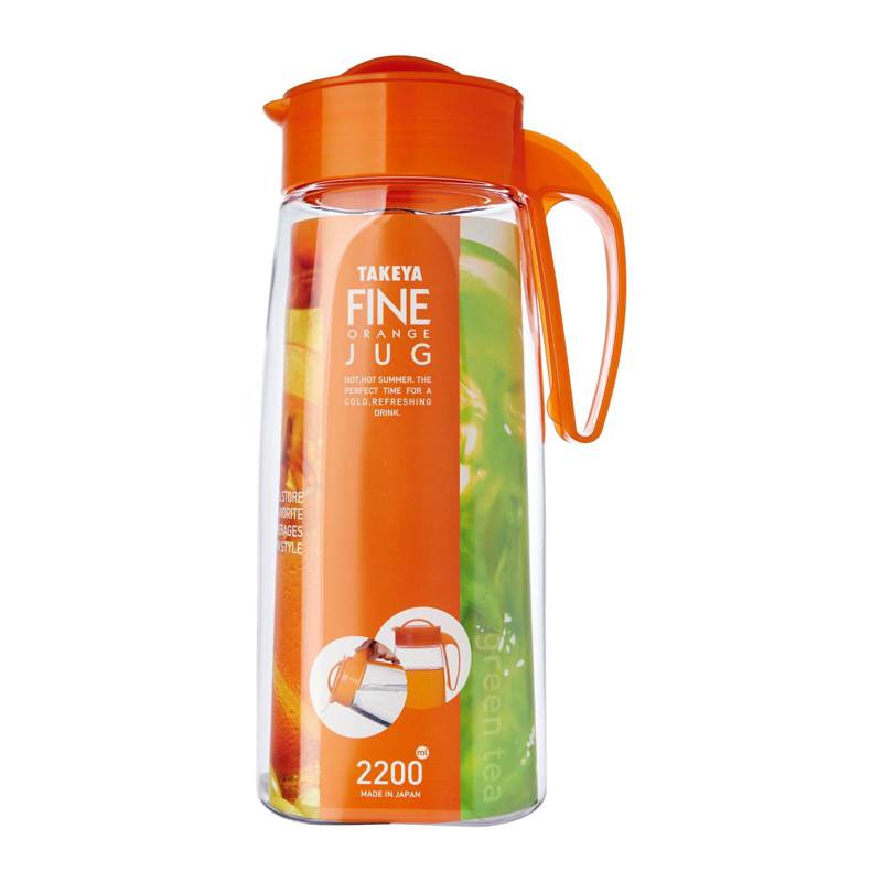 Takeya Fine Jug (Orange) 2.2L NTUC FairPrice