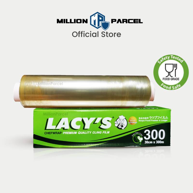 MillionParcel Lacys PVC Cling Film 30cm x 300m(CF311) NTUC FairPrice