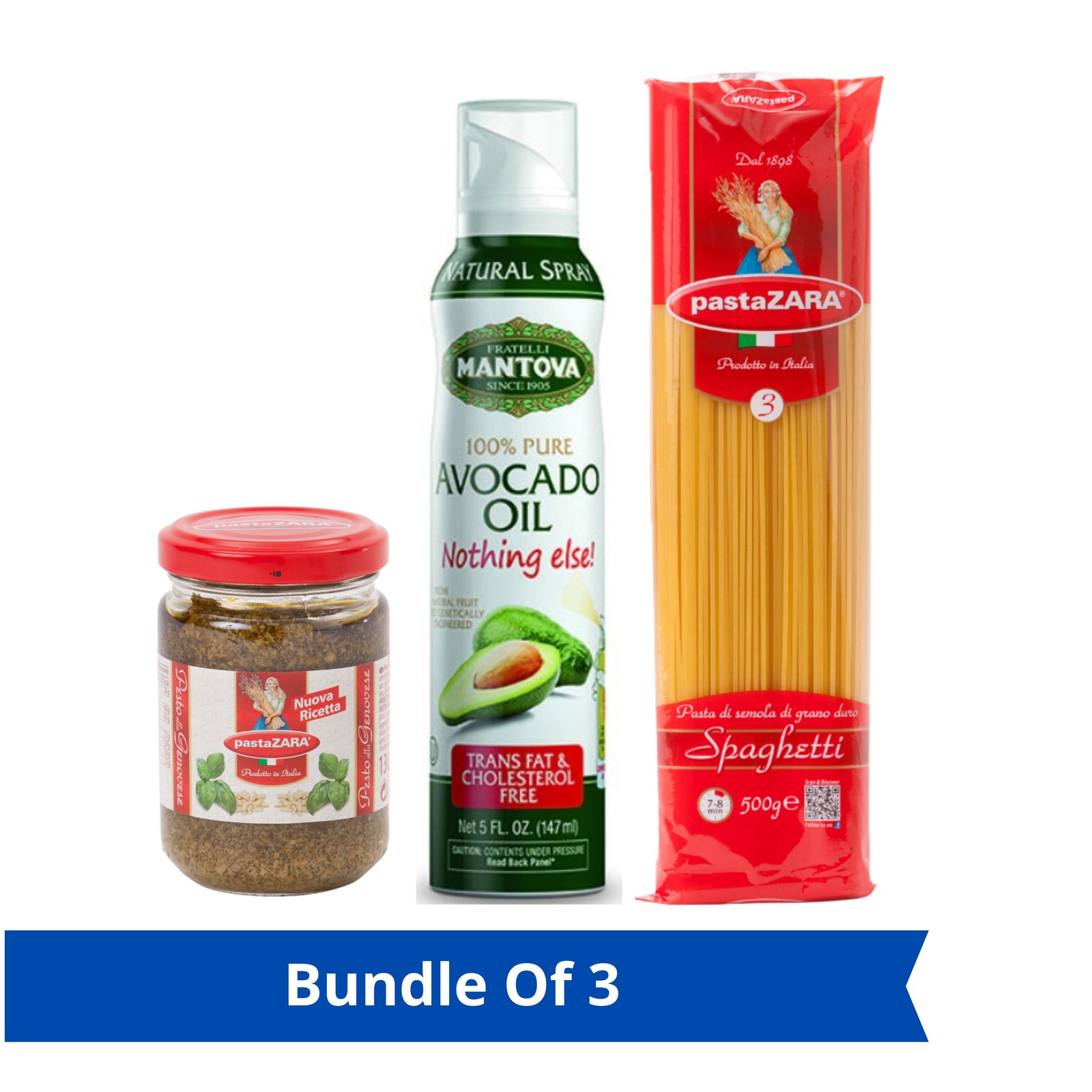 Zara Mixed Bundle (Spaghetti, Zara Pesto, Avocado Spray) NTUC FairPrice