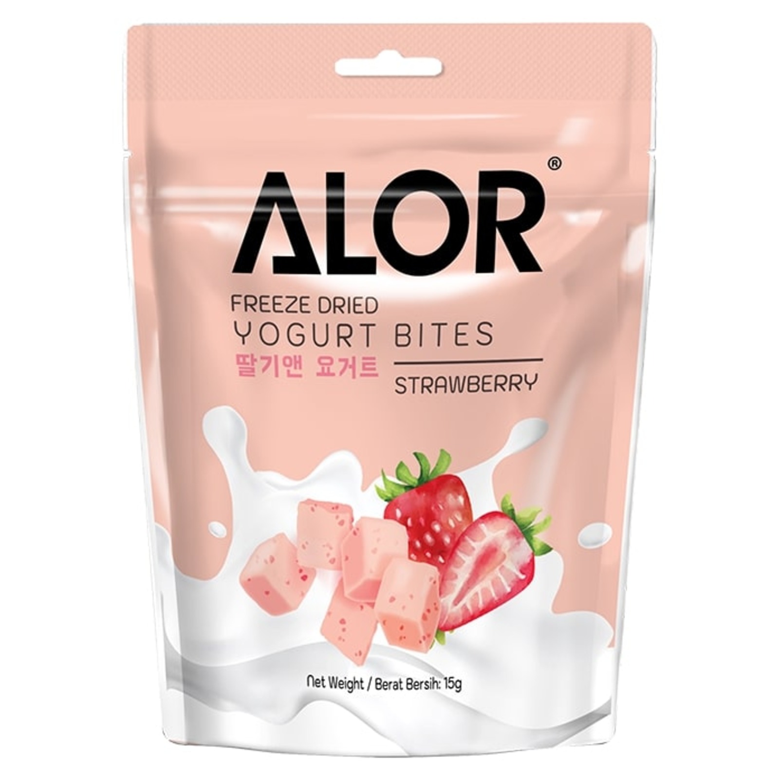 Alor Freeze Dried Yogurt Bites Strawberry NTUC FairPrice