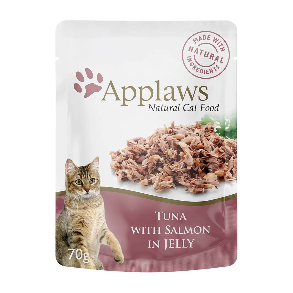 Applaws Pouch Tuna Wholemeat With Salmon In Jelly (Cats) NTUC FairPrice