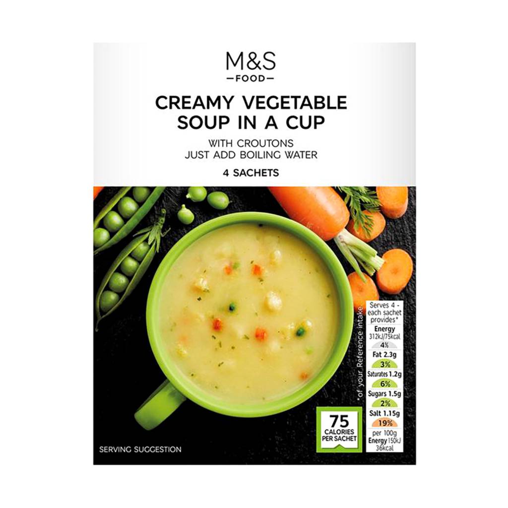 Marks & Spencer Creamy Vegetable Cup Soup NTUC FairPrice