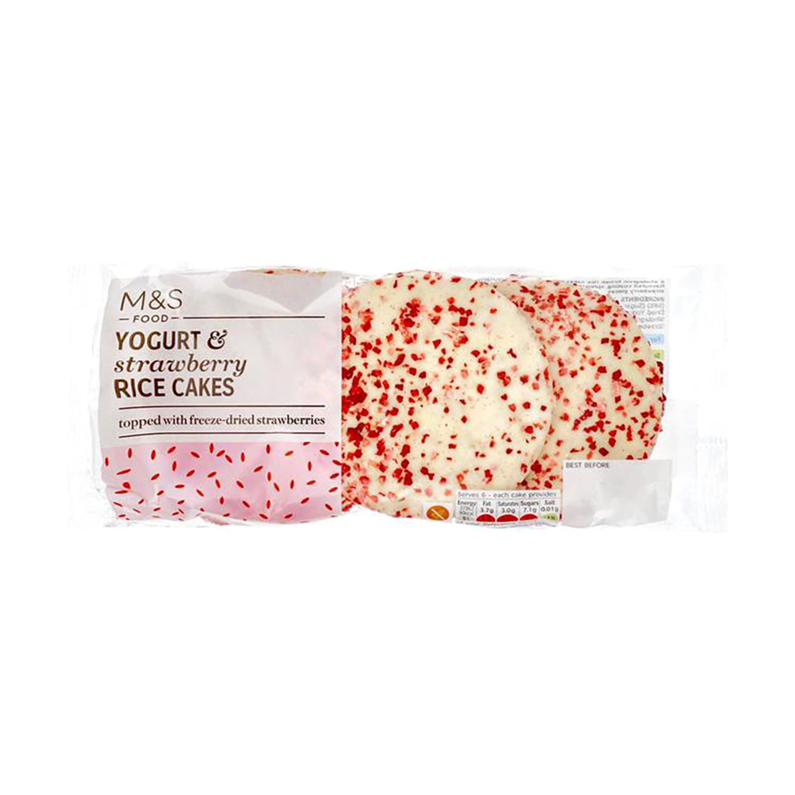Marks & Spencer Yogurt & Strawberry Rice Cakes NTUC FairPrice