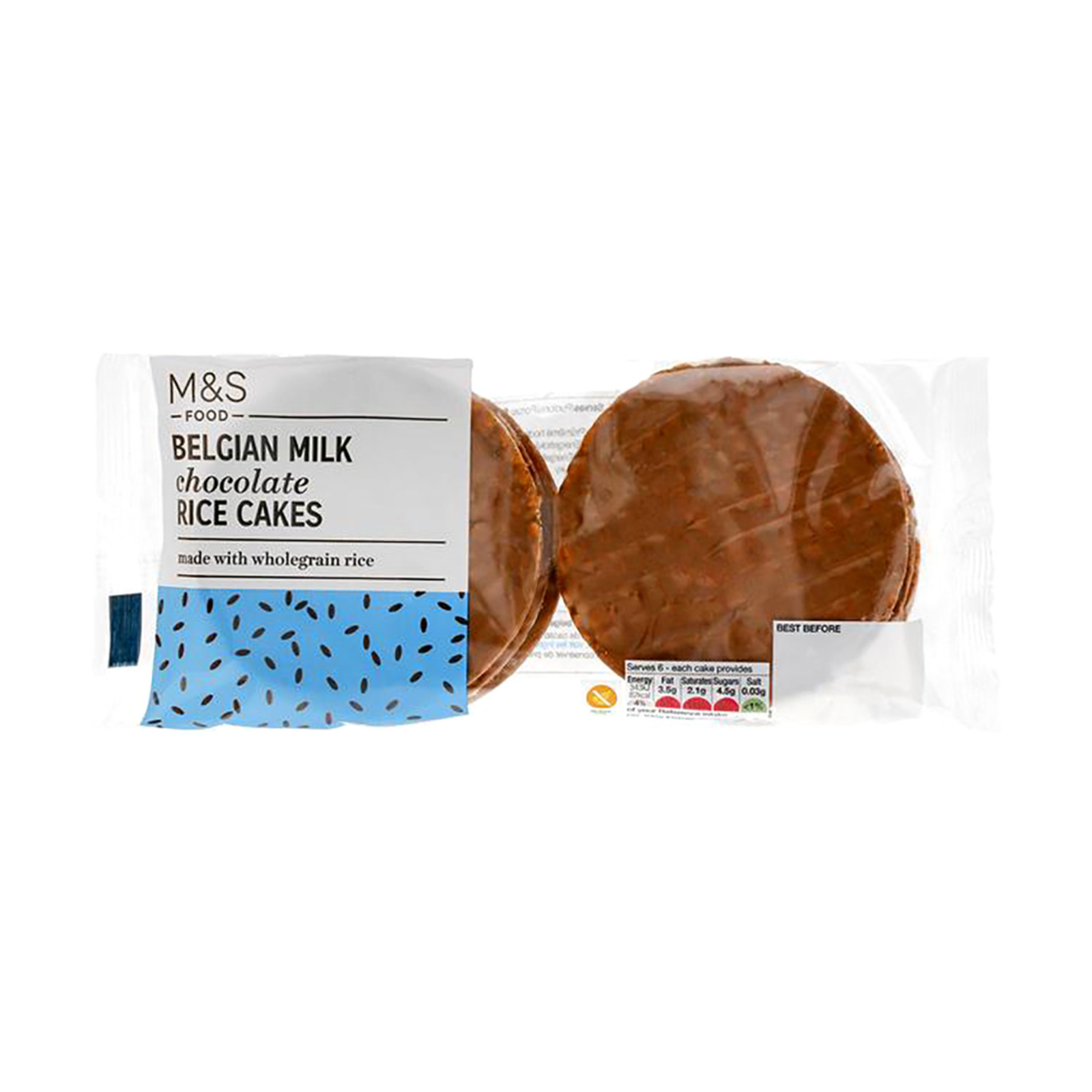Marks & Spencer Belgian Milk Chocolate Rice Cakes NTUC FairPrice