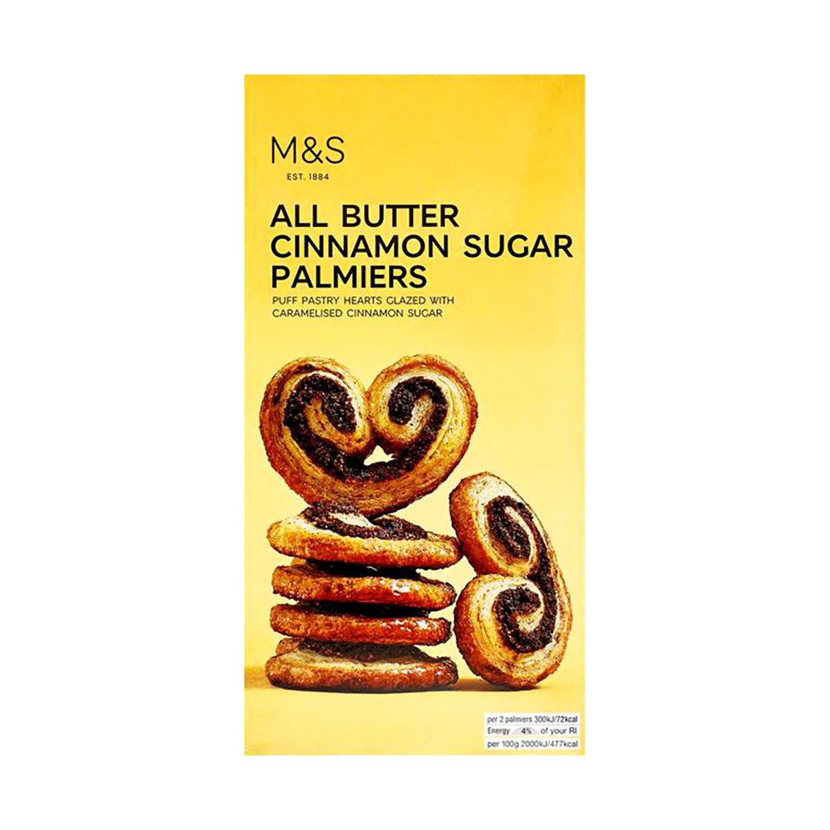 Marks & Spencer All Butter Cinnamon Sugar Palmiers NTUC FairPrice