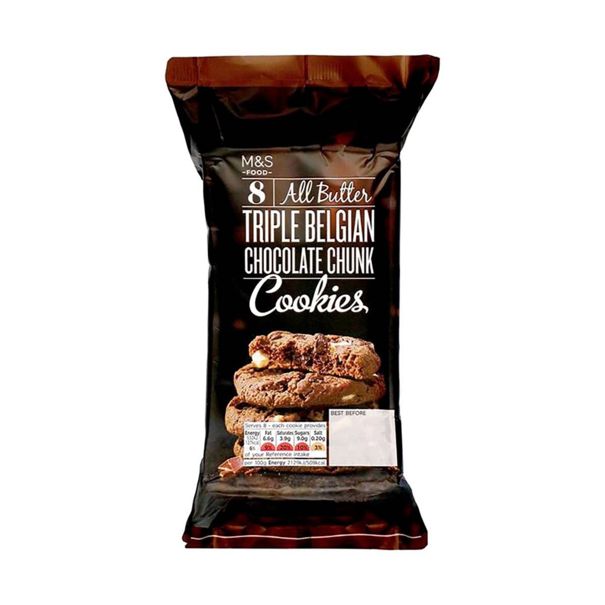Marks & Spencer Triple Belgian Chocolate Chunk Cookies NTUC FairPrice Marks & Spencer Triple Belgian Chocolate Chunk Cookies NTUC FairPrice