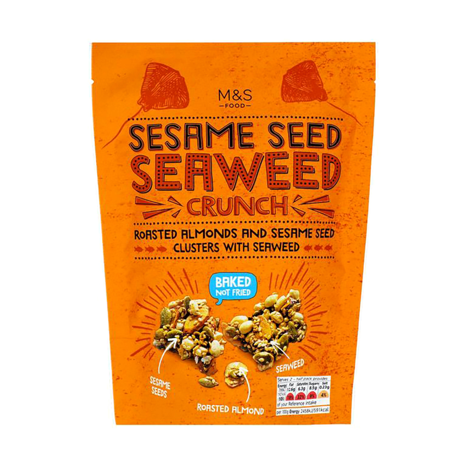 Marks & Spencer Sesame Seed Seaweed Crunch NTUC FairPrice