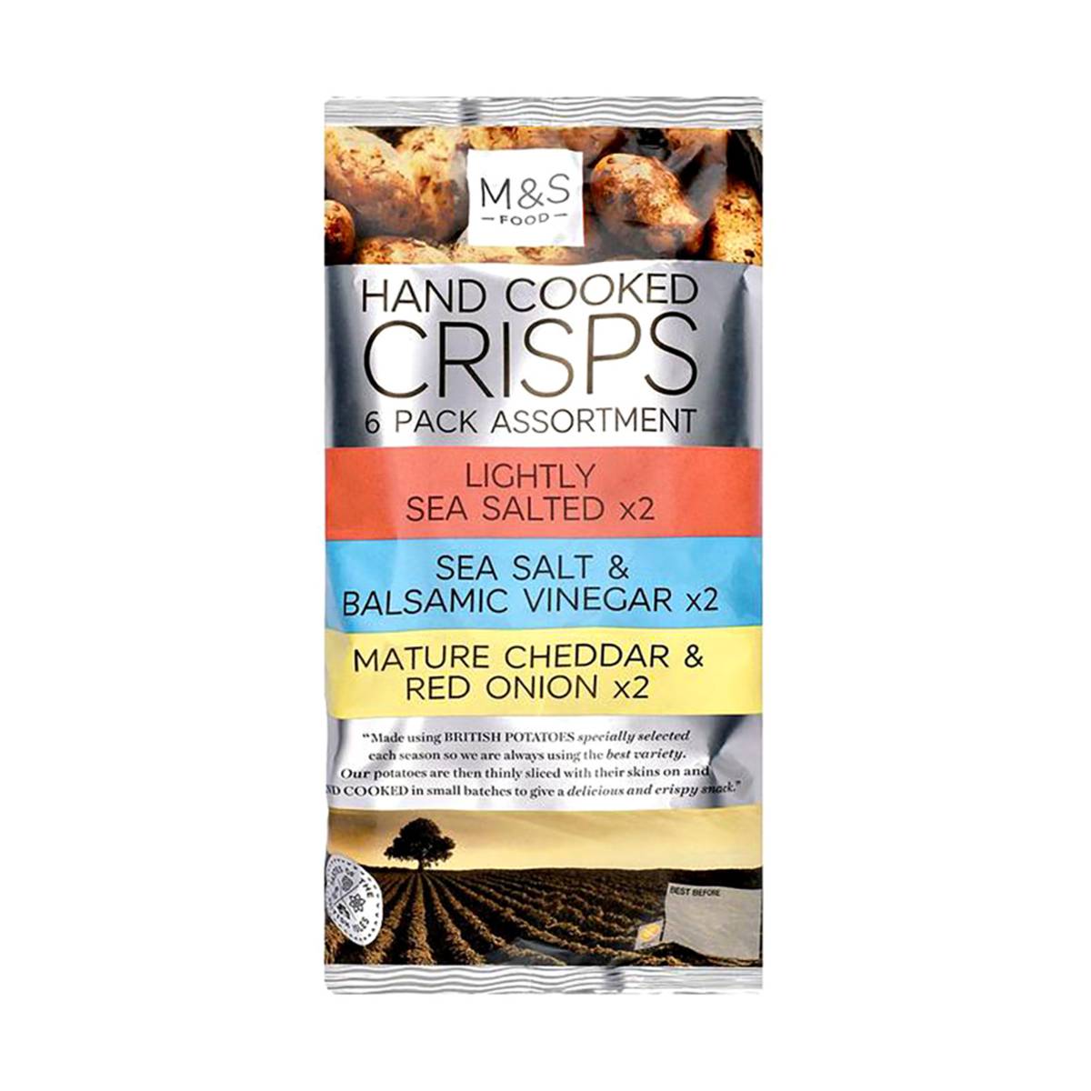 Marks & Spencer Hand Cooked Crisps Assortment NTUC FairPrice