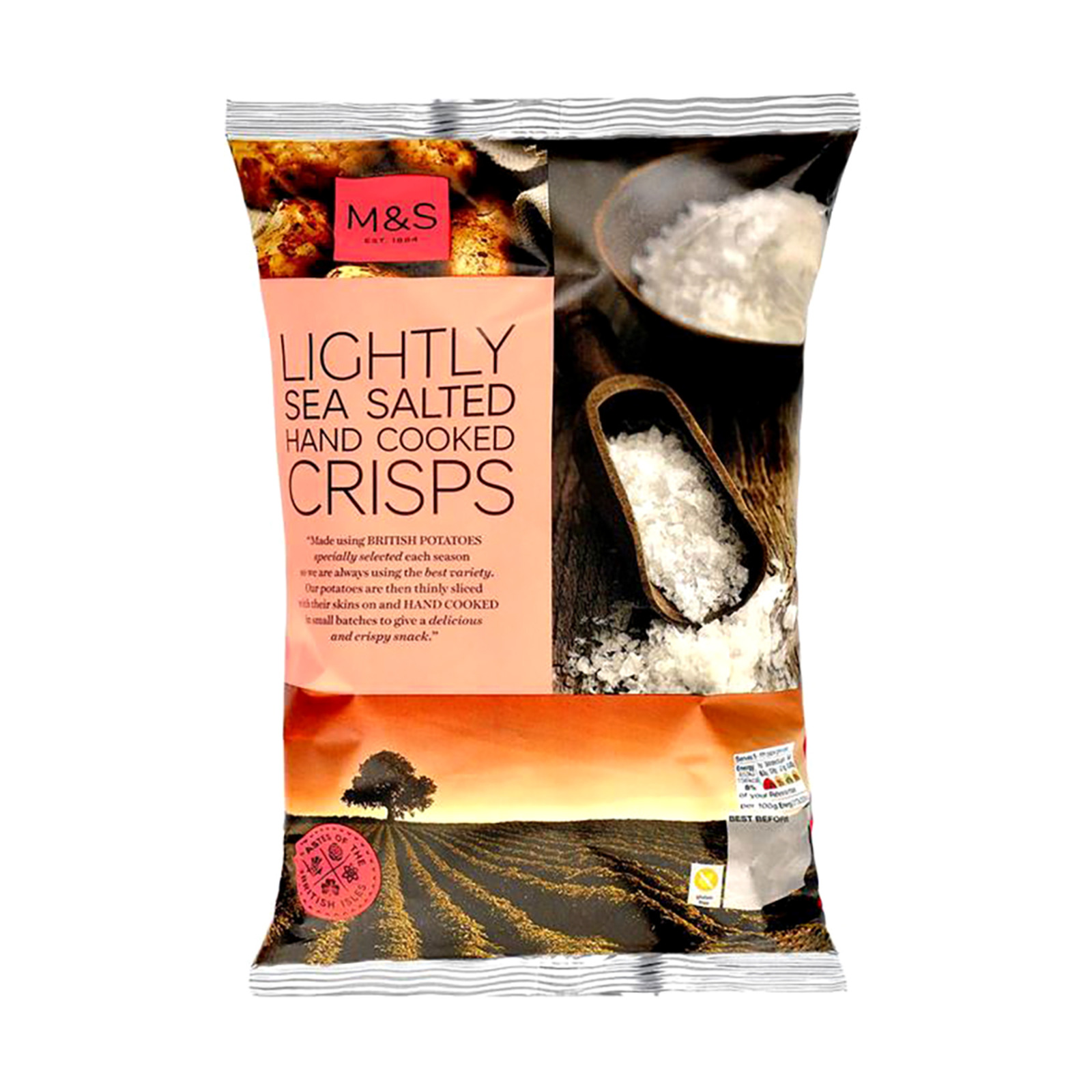 Marks & Spencer Lightly Sea Salted Crisps | NTUC FairPrice