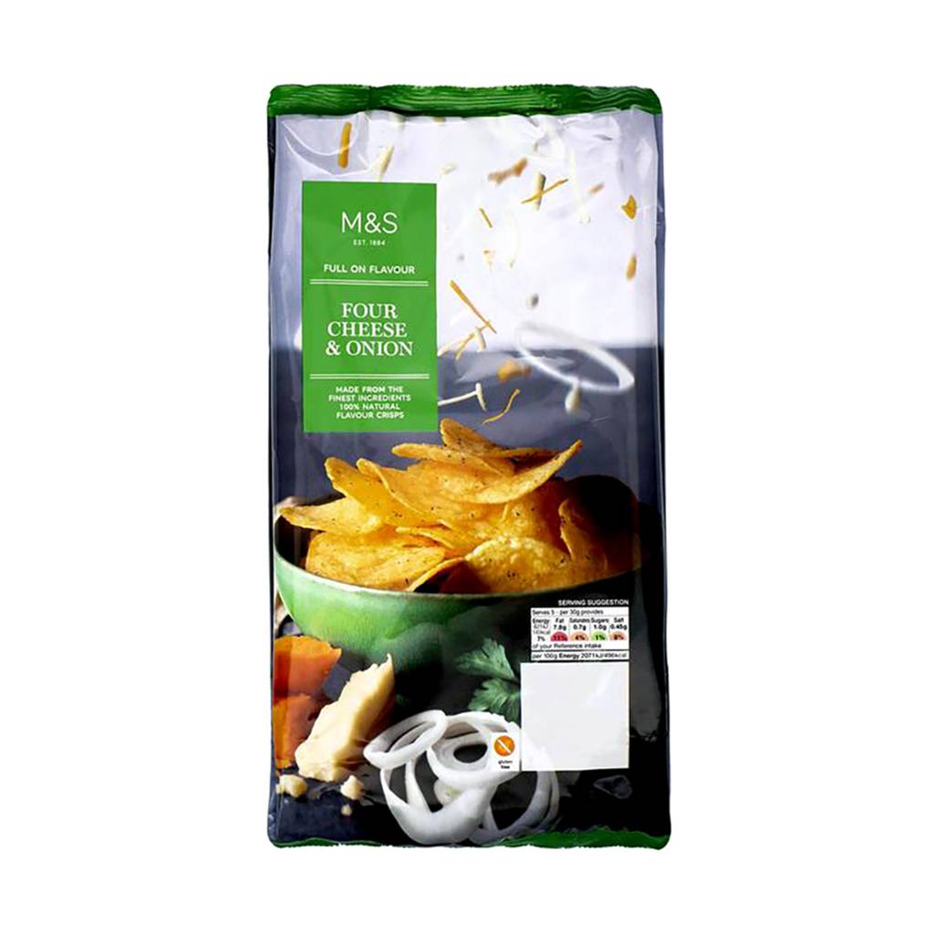 Marks & Spencer Four Cheese & Onion Crisps NTUC FairPrice