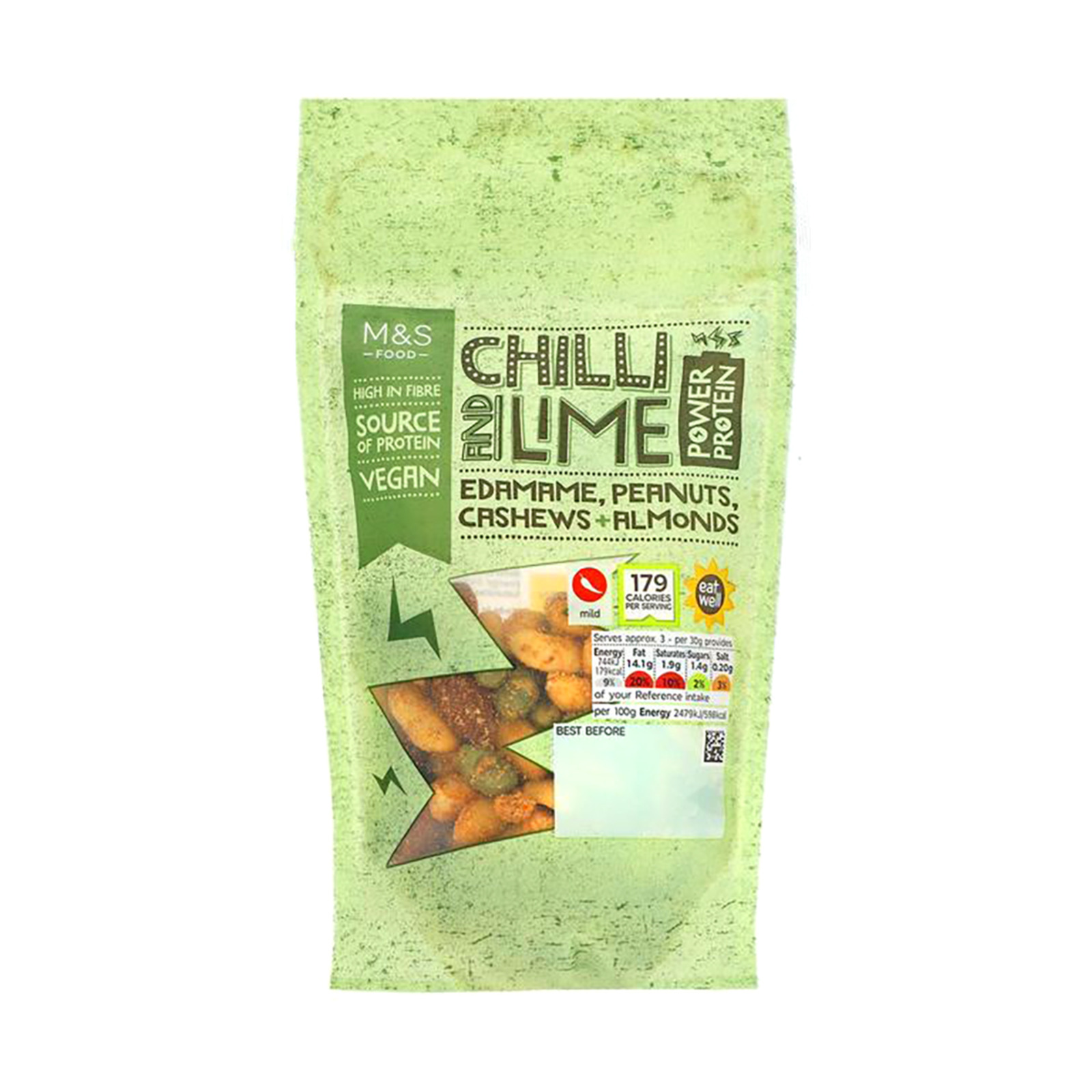 M&S Chilli & Lime Edamame, Peanuts, Cashews & Almonds NTUC FairPrice