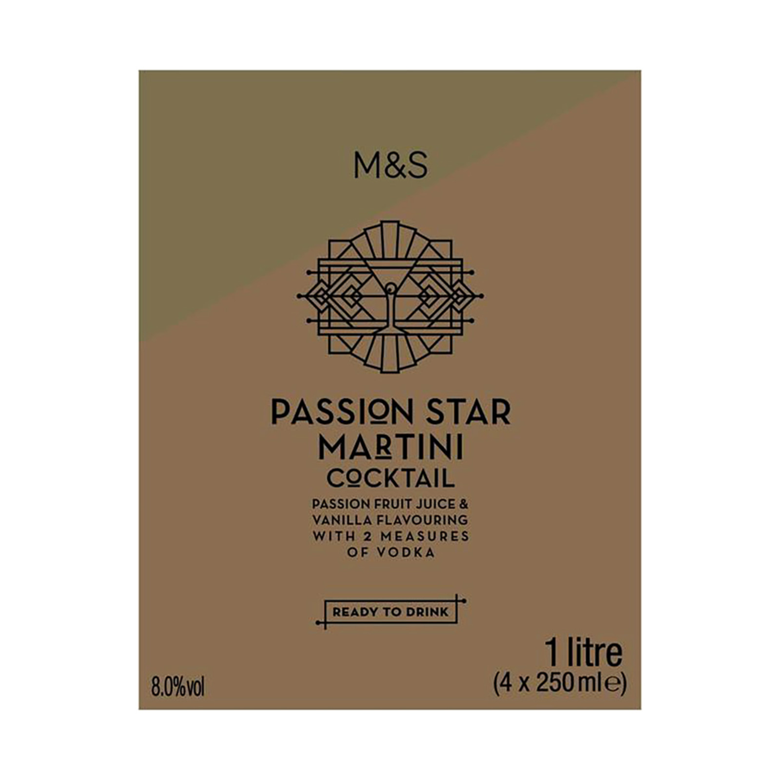 Marks & Spencer 4 Passion Star Martini Cocktails NTUC FairPrice