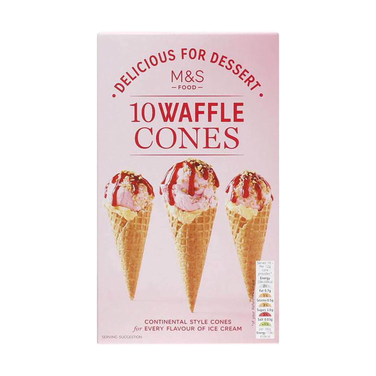 Marks & Spencer 10 Waffle Cones NTUC FairPrice