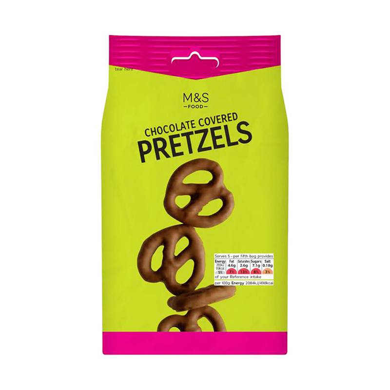 Marks & Spencer Chocolate Coated Pretzels NTUC FairPrice