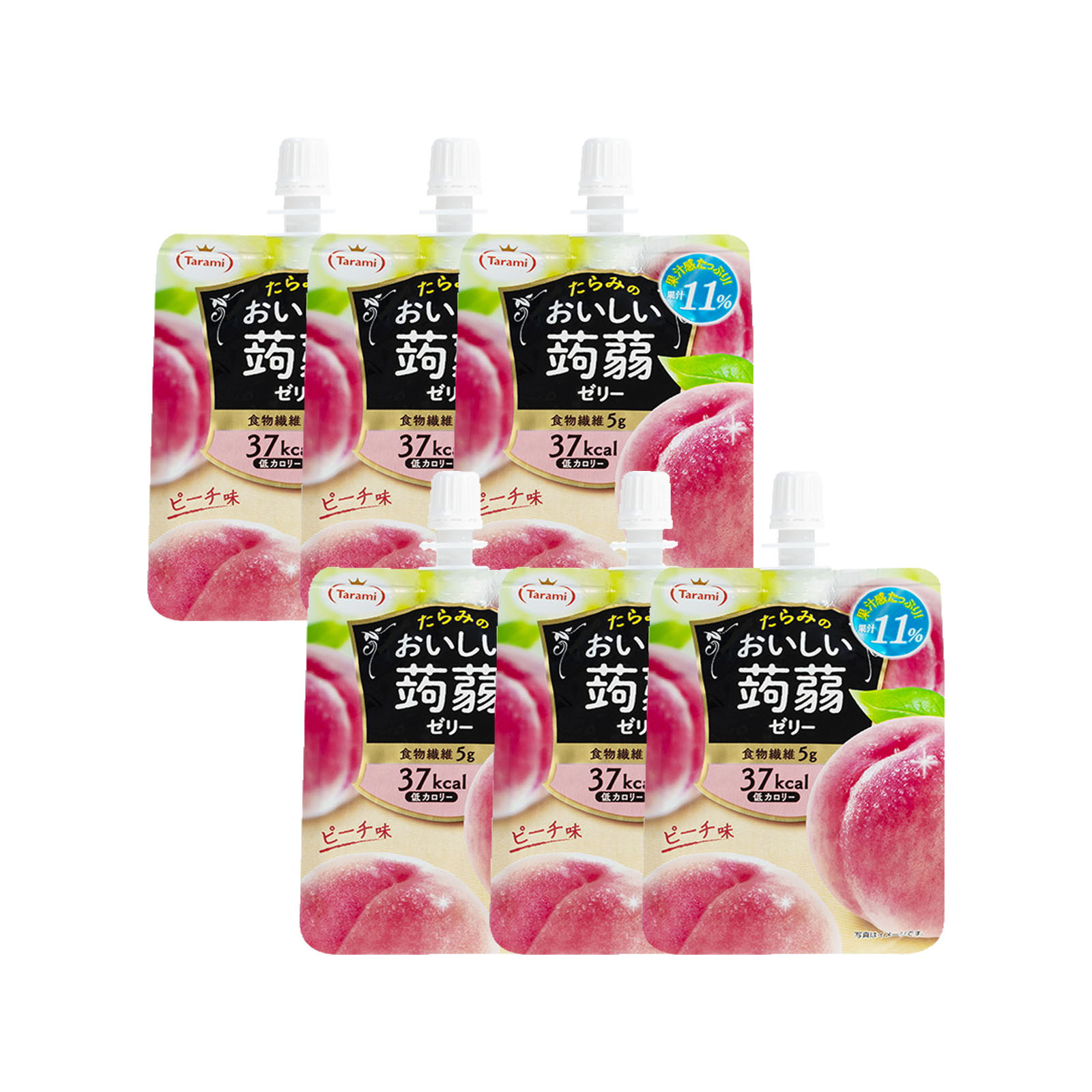 Tarami Delicious Konjac Jelly Peach Flavor NTUC FairPrice