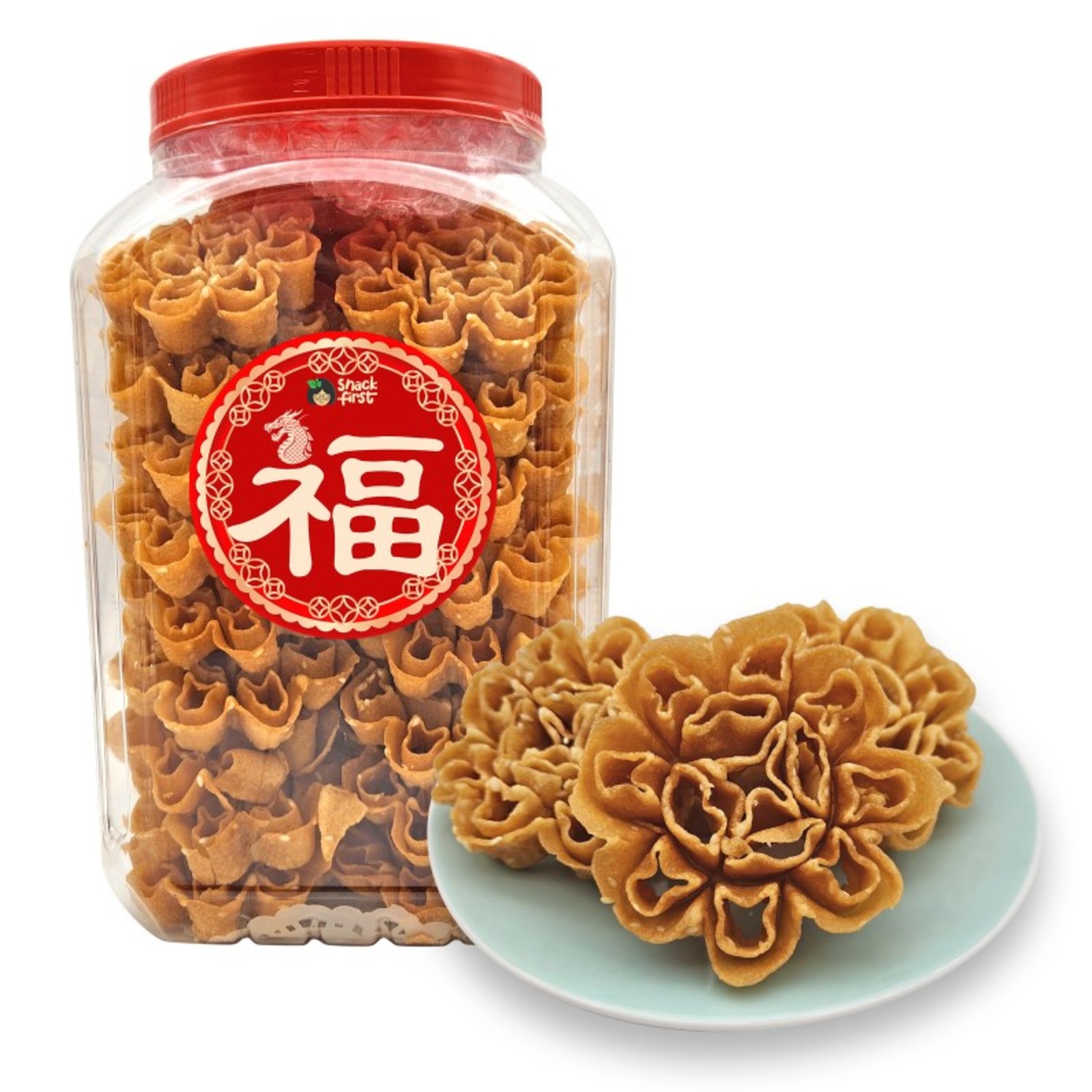 SnackFirst Sesame Crackers CNY Yummy Goodies NTUC FairPrice